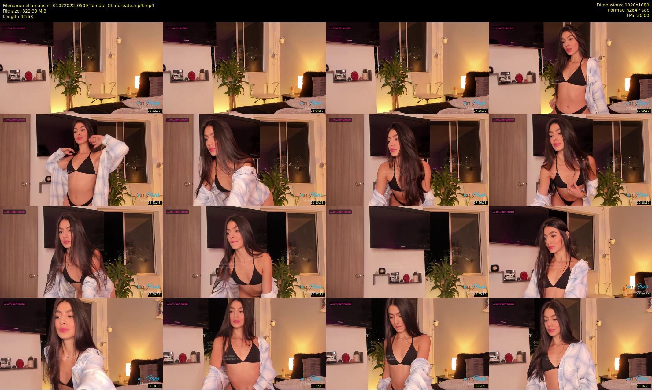 ellamancini — 43 minute Chaturbate female cam show recording, 1080p, Jul 1, 2022