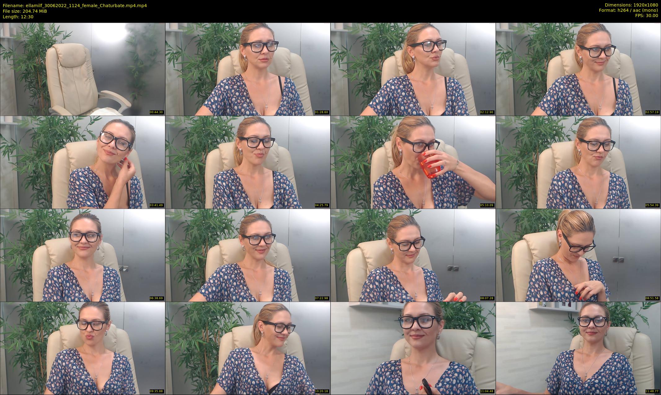 ellamilf — 13 minute Chaturbate female cam show recording, 1080p, Jun 30, 2022