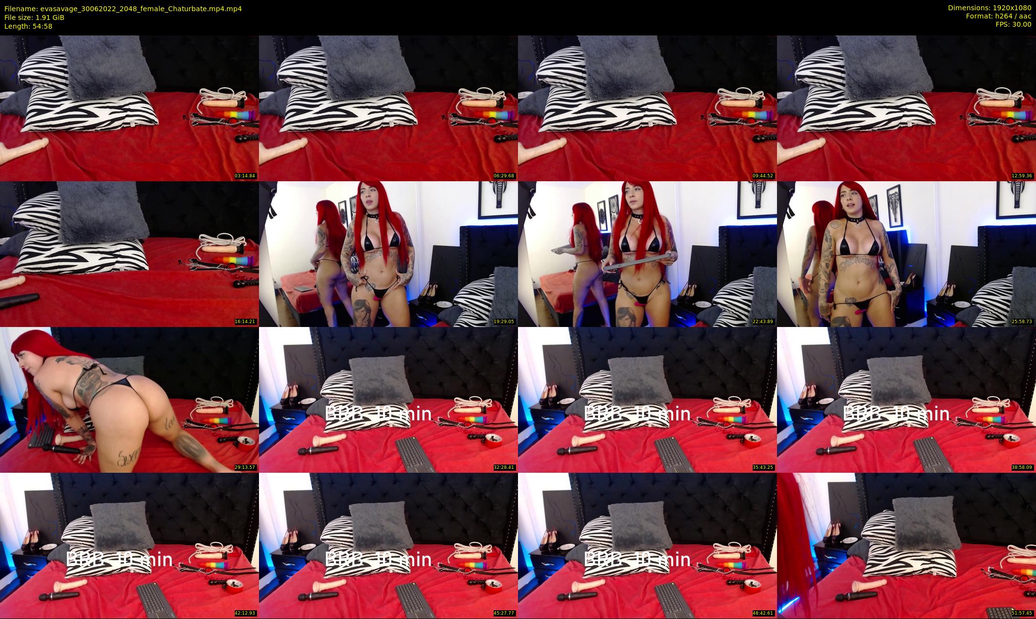 evasavage — 55 minute Chaturbate female cam show recording, 1080p, Jun 30, 2022