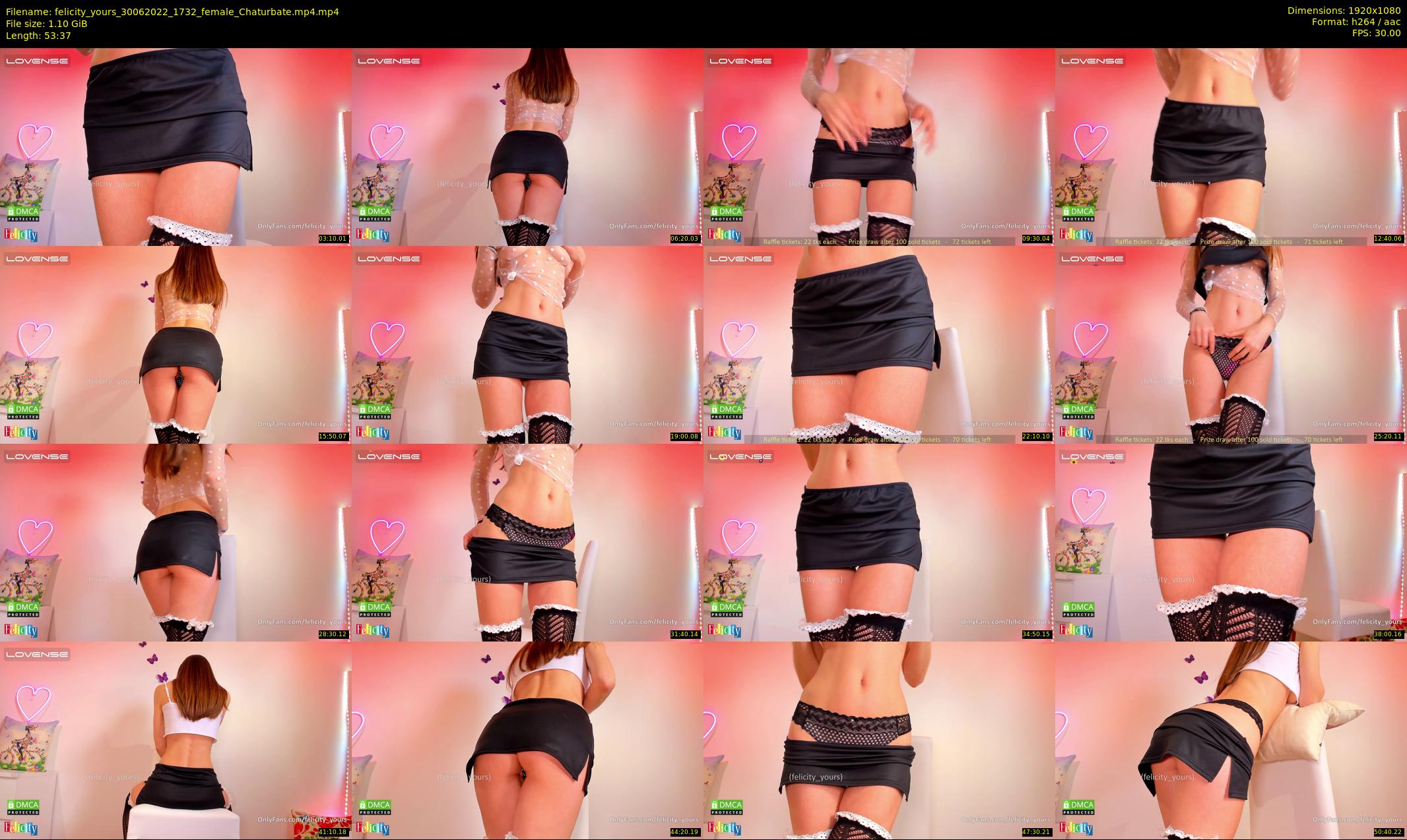 felicity_yours — 54 minute Chaturbate female cam show recording, 1080p, Jun 30, 2022