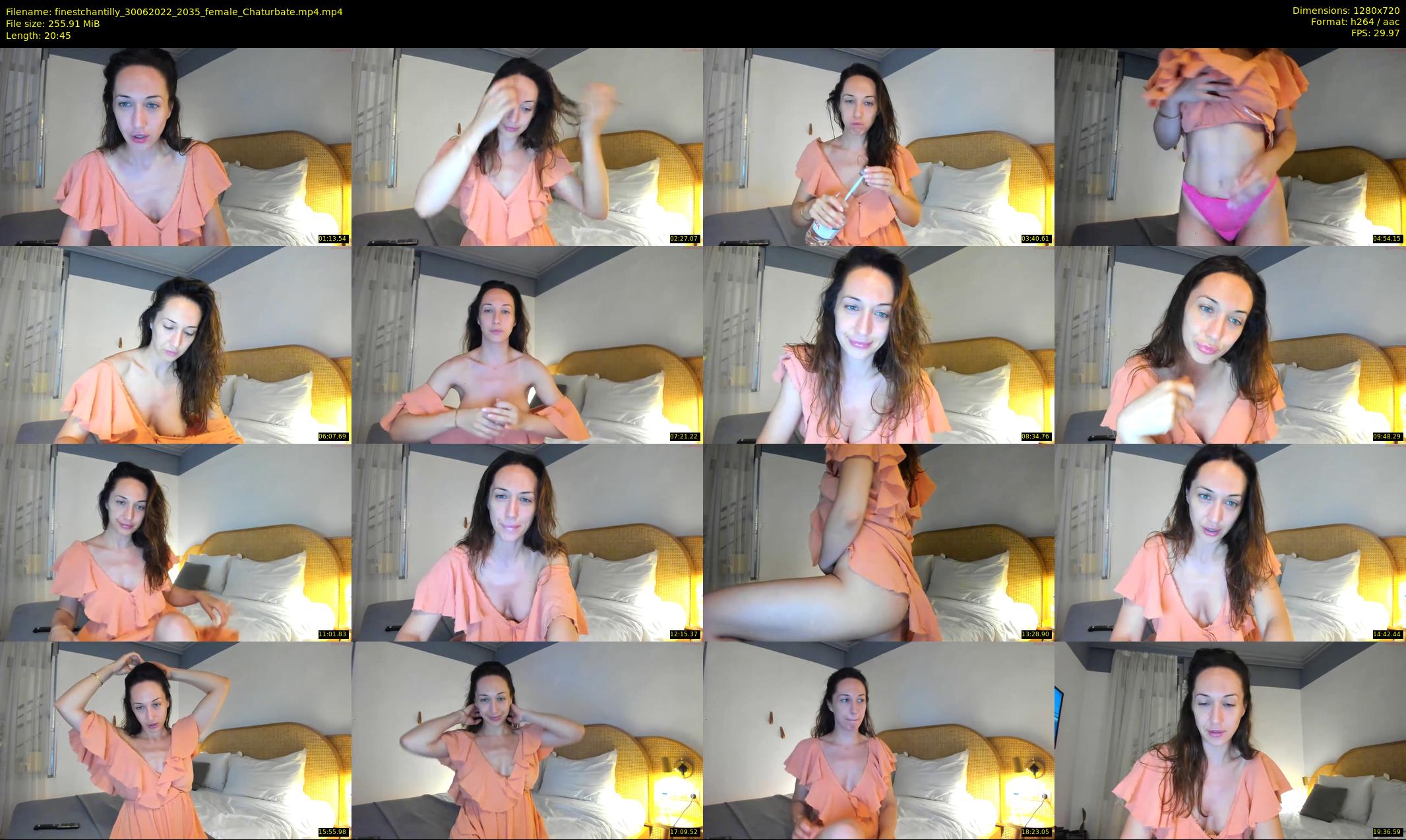 finestchantilly — 21 minute Chaturbate female cam show recording, 720p, Jun 30, 2022