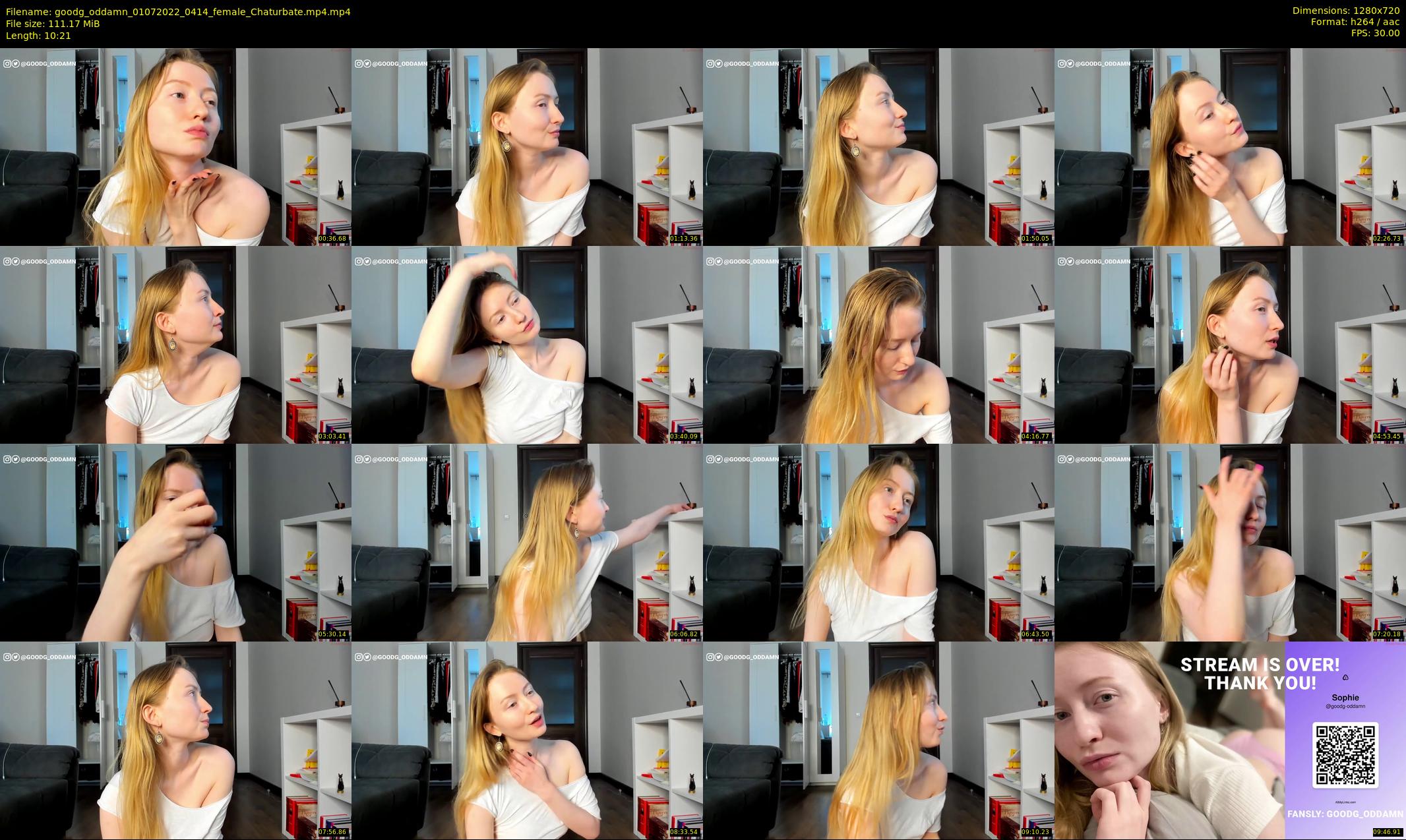 goodg_oddamn — 11 minute Chaturbate female cam show recording, 720p, Jul 1, 2022