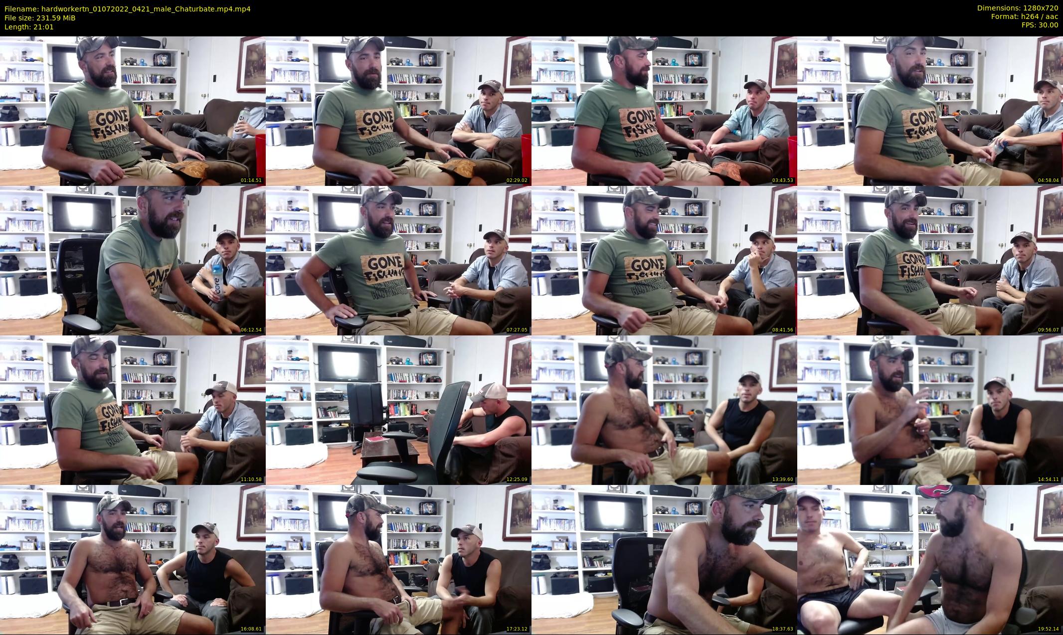 hardworkertn — 22 minute Chaturbate male cam show recording, 720p, Jul 1, 2022