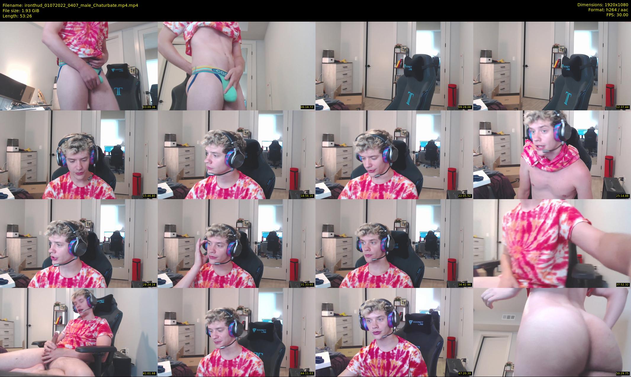 ironthud — 54 minute Chaturbate male cam show recording, 1080p, Jul 1, 2022
