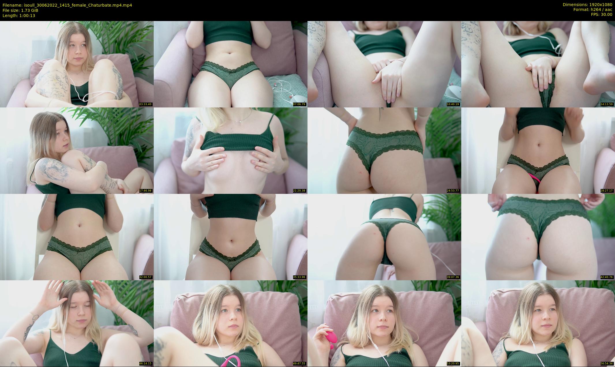 isoull — 61 minute Chaturbate female cam show recording, 1080p, Jun 30, 2022