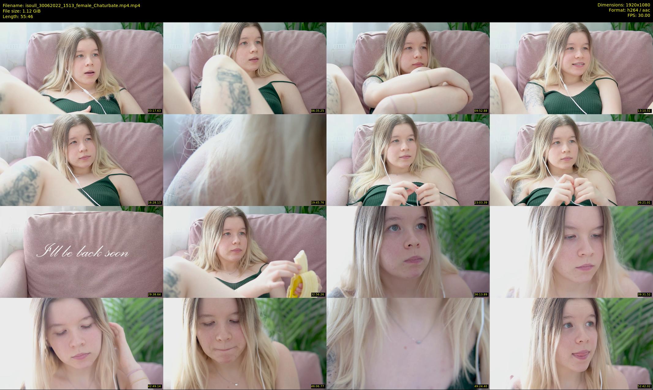 isoull — 56 minute Chaturbate female cam show recording, 1080p, Jun 30, 2022