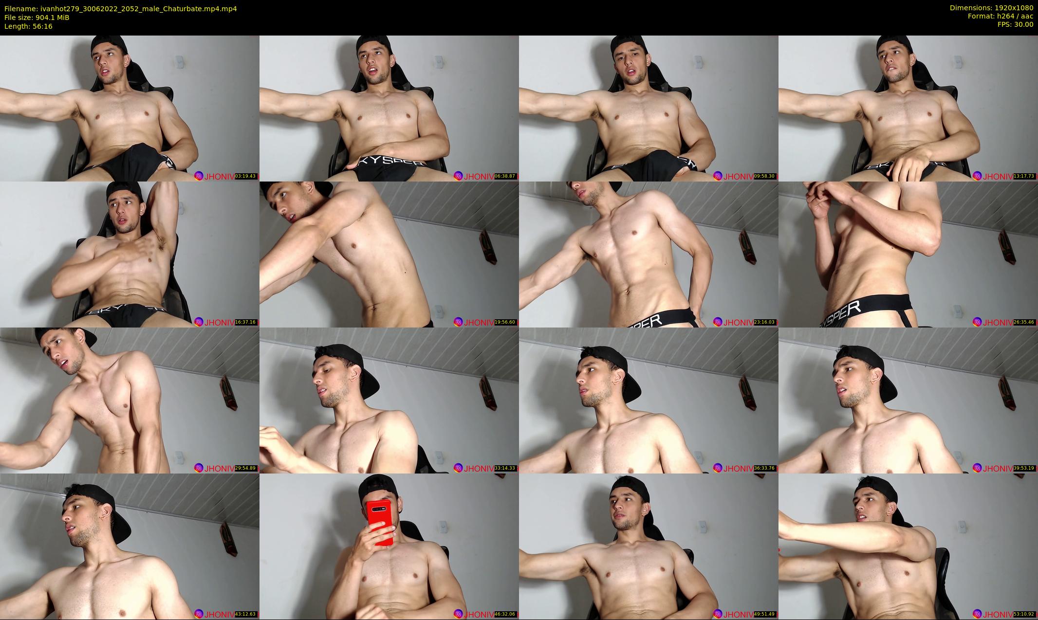ivanhot279 — 57 minute Chaturbate male cam show recording, 1080p, Jun 30, 2022
