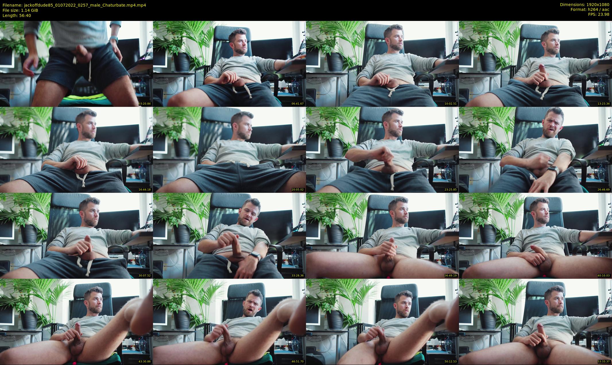 jackoffdude85 — 57 minute Chaturbate male cam show recording, 1080p, Jul 1, 2022
