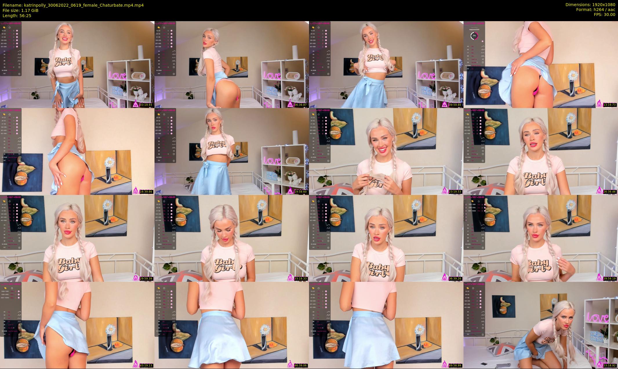 katrinpolly — 57 minute Chaturbate couple cam show recording, 1080p, Jun 30, 2022