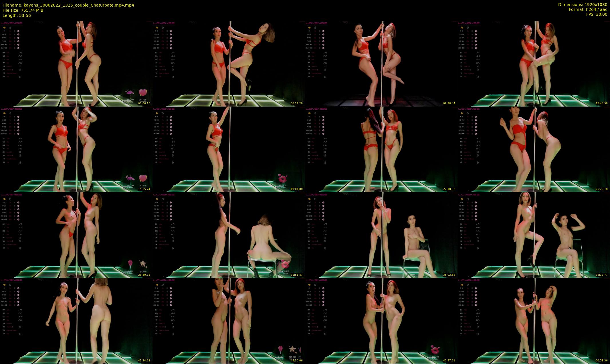 kayens — 54 minute Chaturbate couple cam show recording, 1080p, Jun 30, 2022
