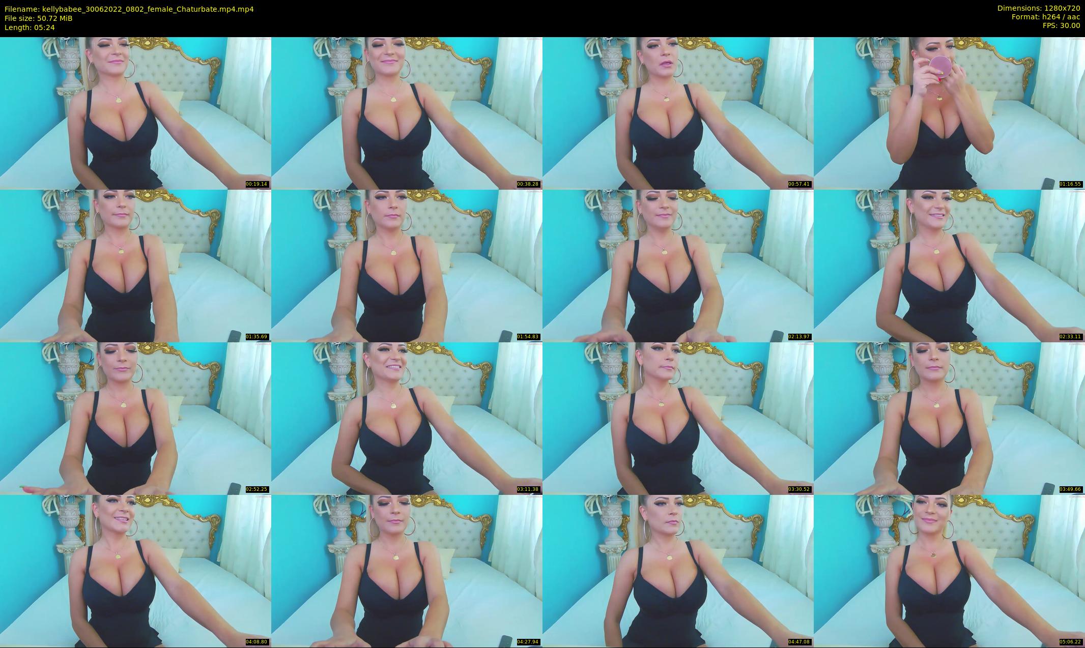 kellybabee — 6 minute Chaturbate female cam show recording, 720p, Jun 30, 2022