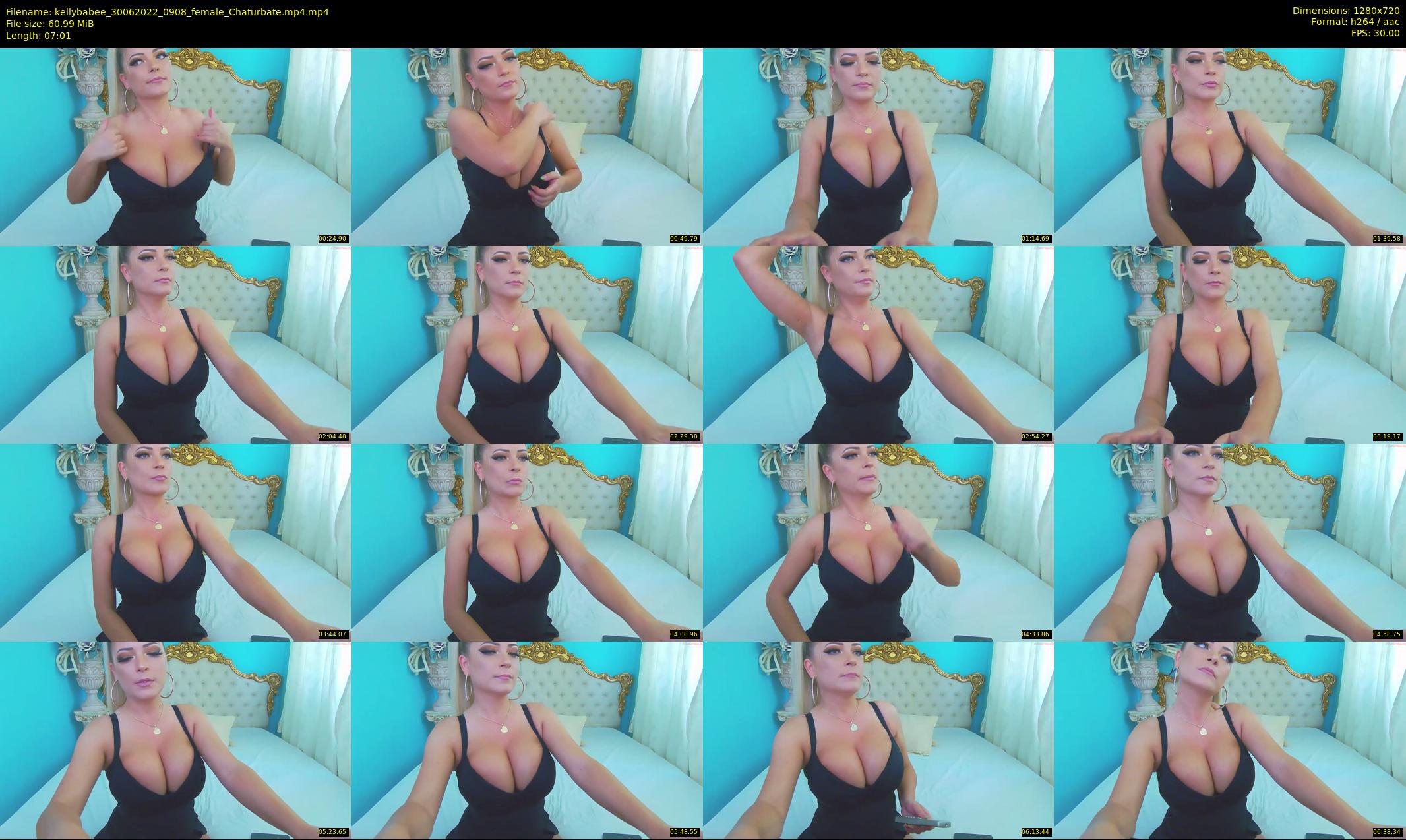 kellybabee — 8 minute Chaturbate female cam show recording, 720p, Jun 30, 2022