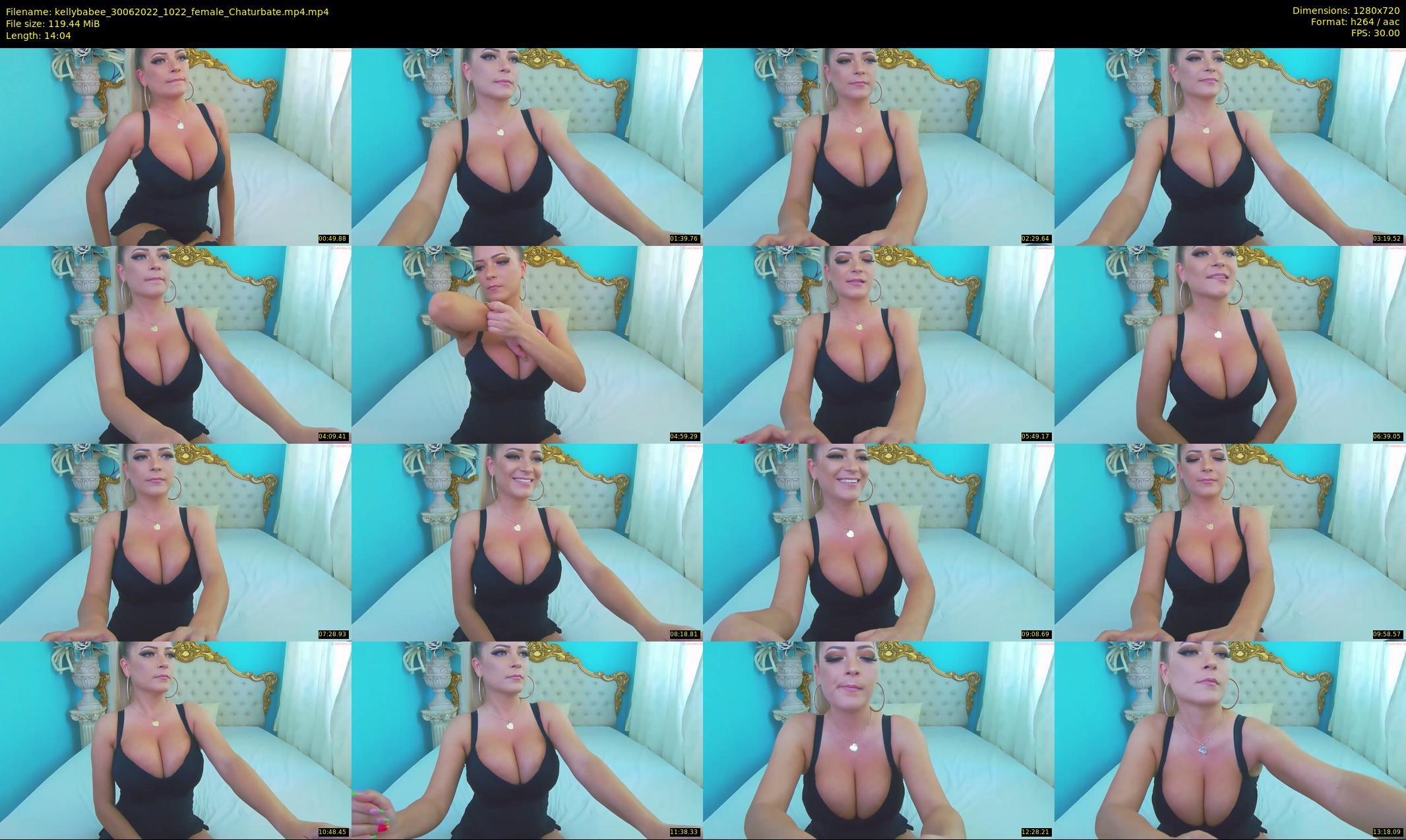 kellybabee — 15 minute Chaturbate female cam show recording, 720p, Jun 30, 2022