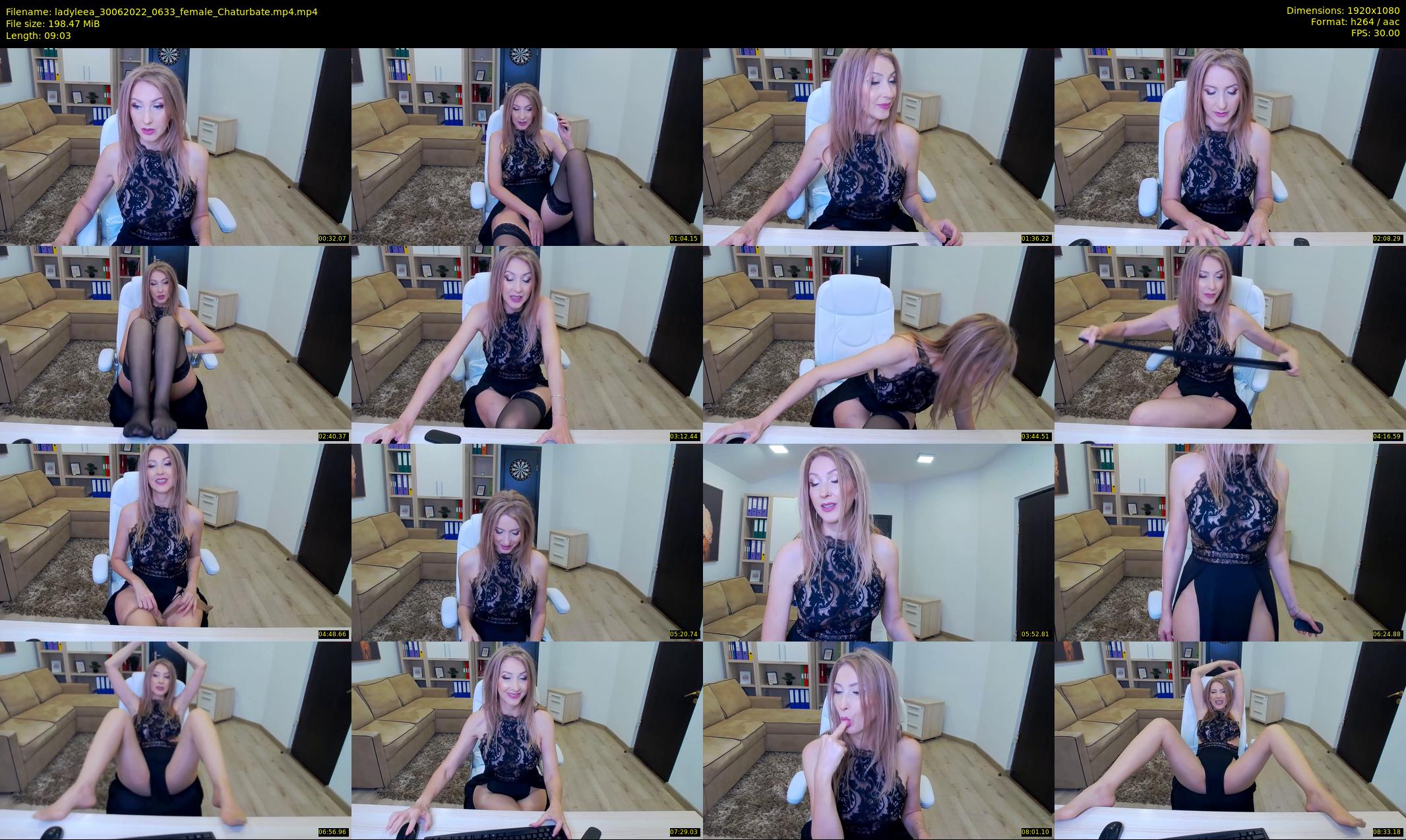 ladyleea — 10 minute Chaturbate female cam show recording, 1080p, Jun 30, 2022