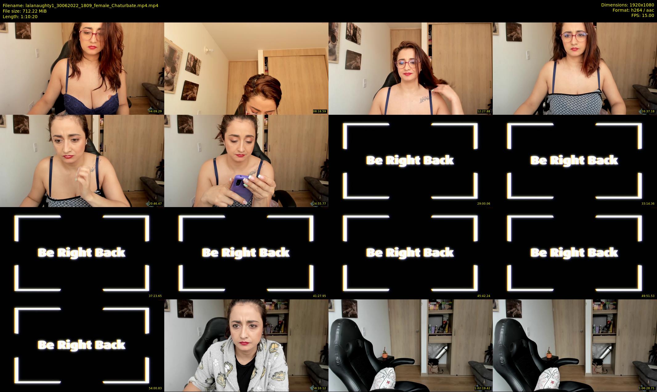 lalanaughty1 — 71 minute Chaturbate female cam show recording, 1080p, Jun 30, 2022