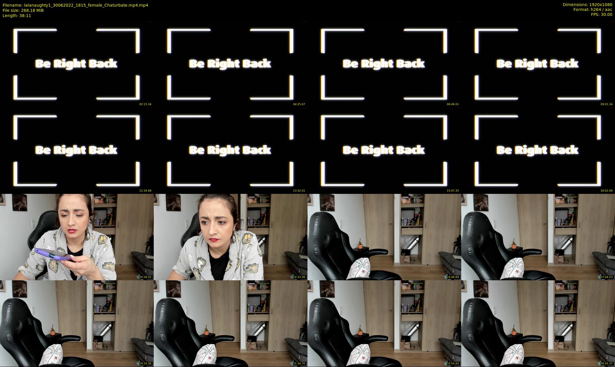lalanaughty1 — 39 minute Chaturbate female cam show recording, 1080p, Jun 30, 2022