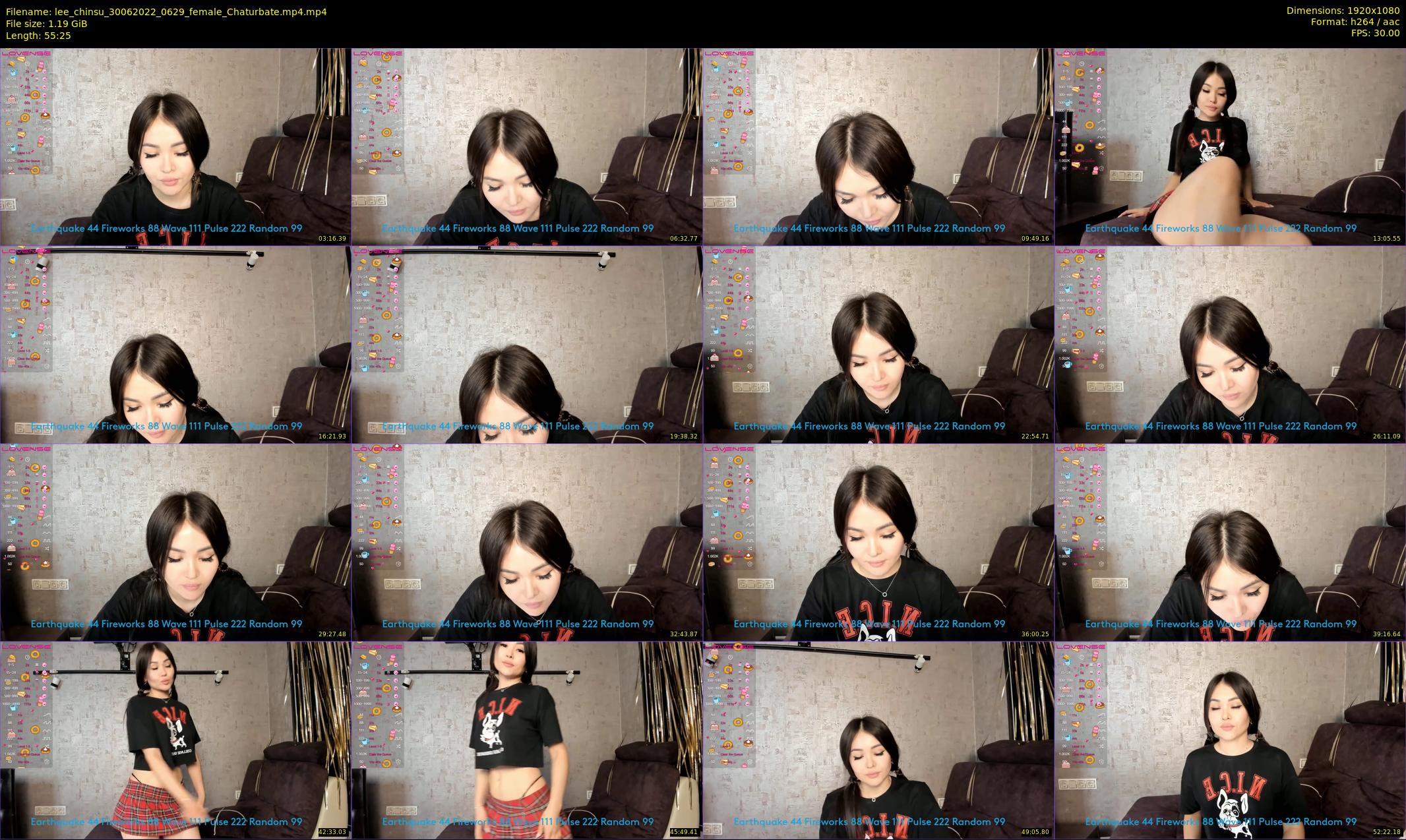 lee_chinsu — 56 minute Chaturbate female cam show recording, 1080p, Jun 30, 2022
