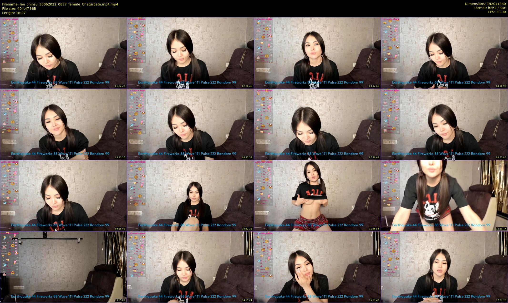 lee_chinsu — 19 minute Chaturbate female cam show recording, 1080p, Jun 30, 2022