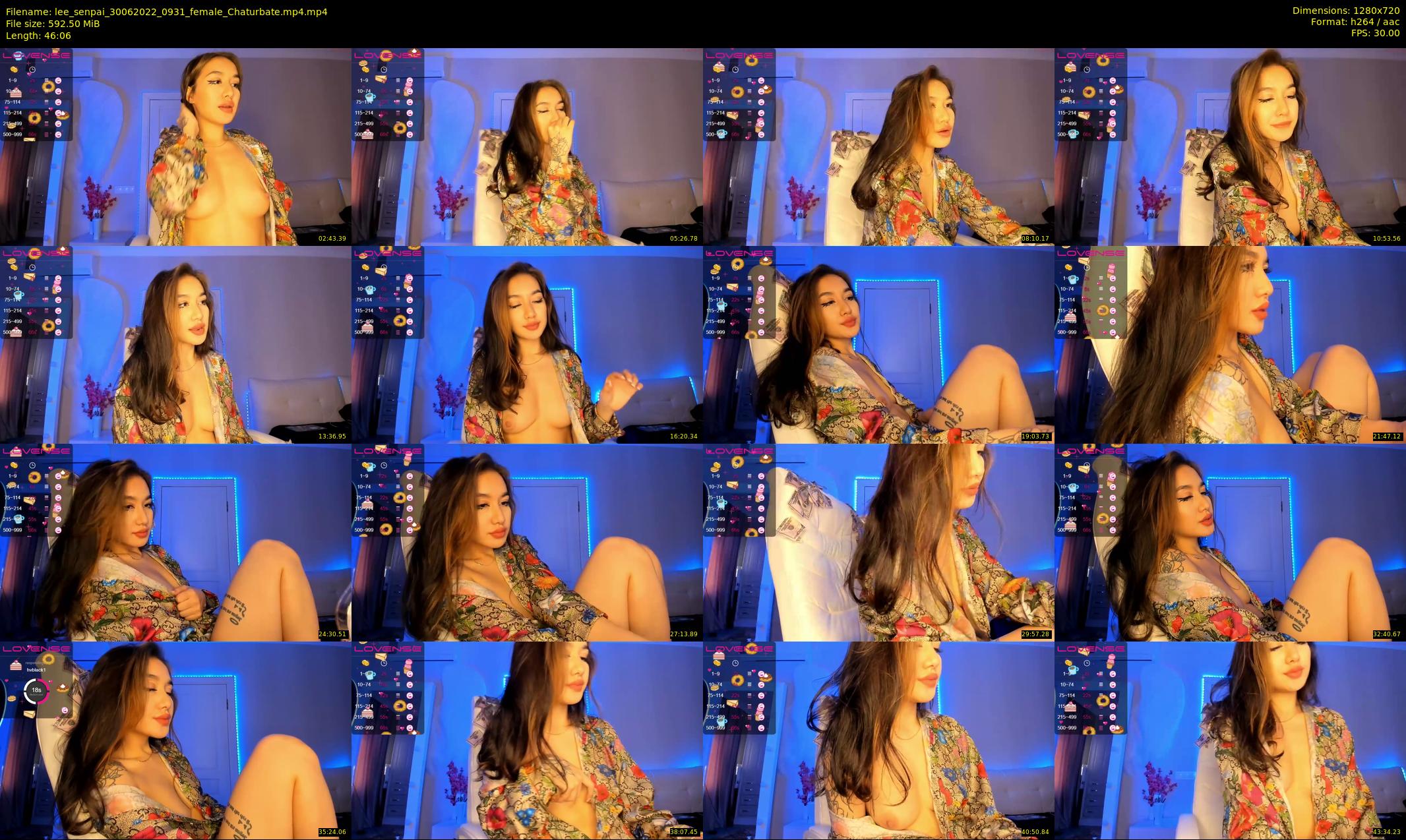 lee_senpai — 47 minute Chaturbate female cam show recording, 720p, Jun 30, 2022
