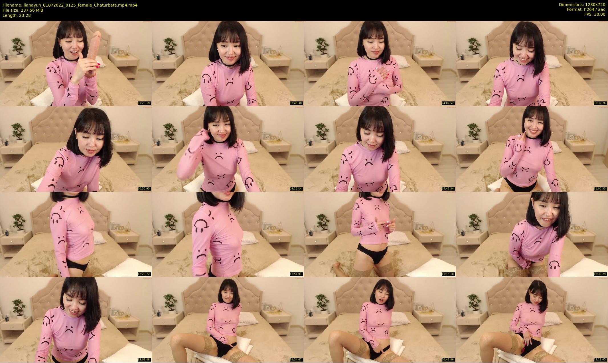 lianayun — 24 minute Chaturbate female cam show recording, 720p, Jul 1, 2022