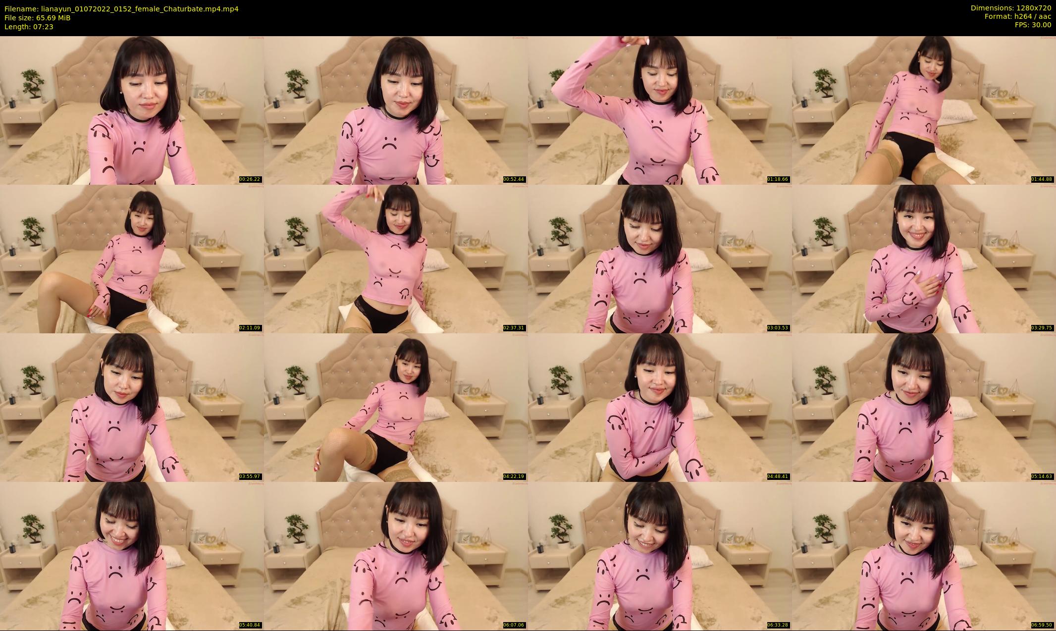 lianayun — 8 minute Chaturbate female cam show recording, 720p, Jul 1, 2022