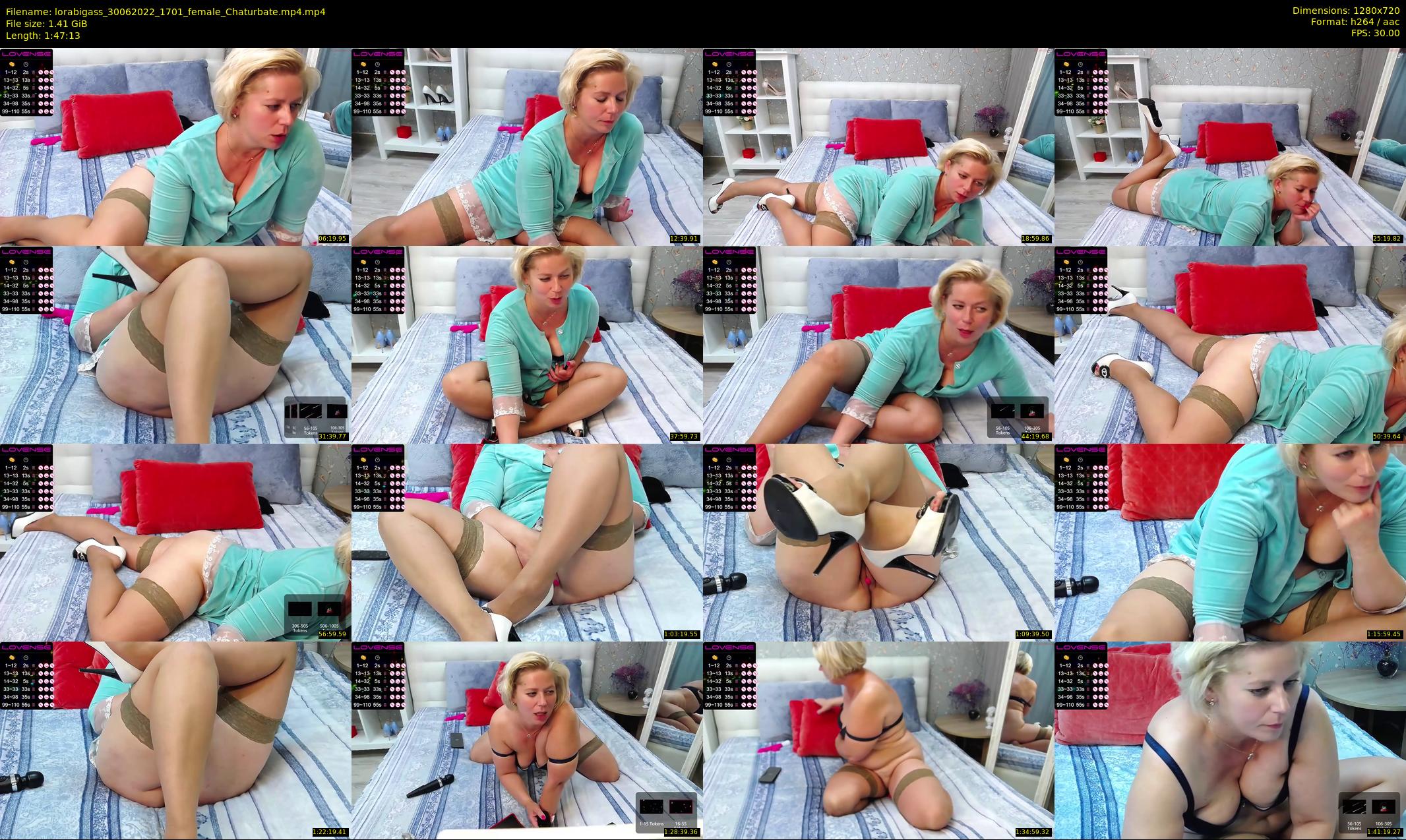 lorabigass — 108 minute Chaturbate female cam show recording, 720p, Jun 30, 2022