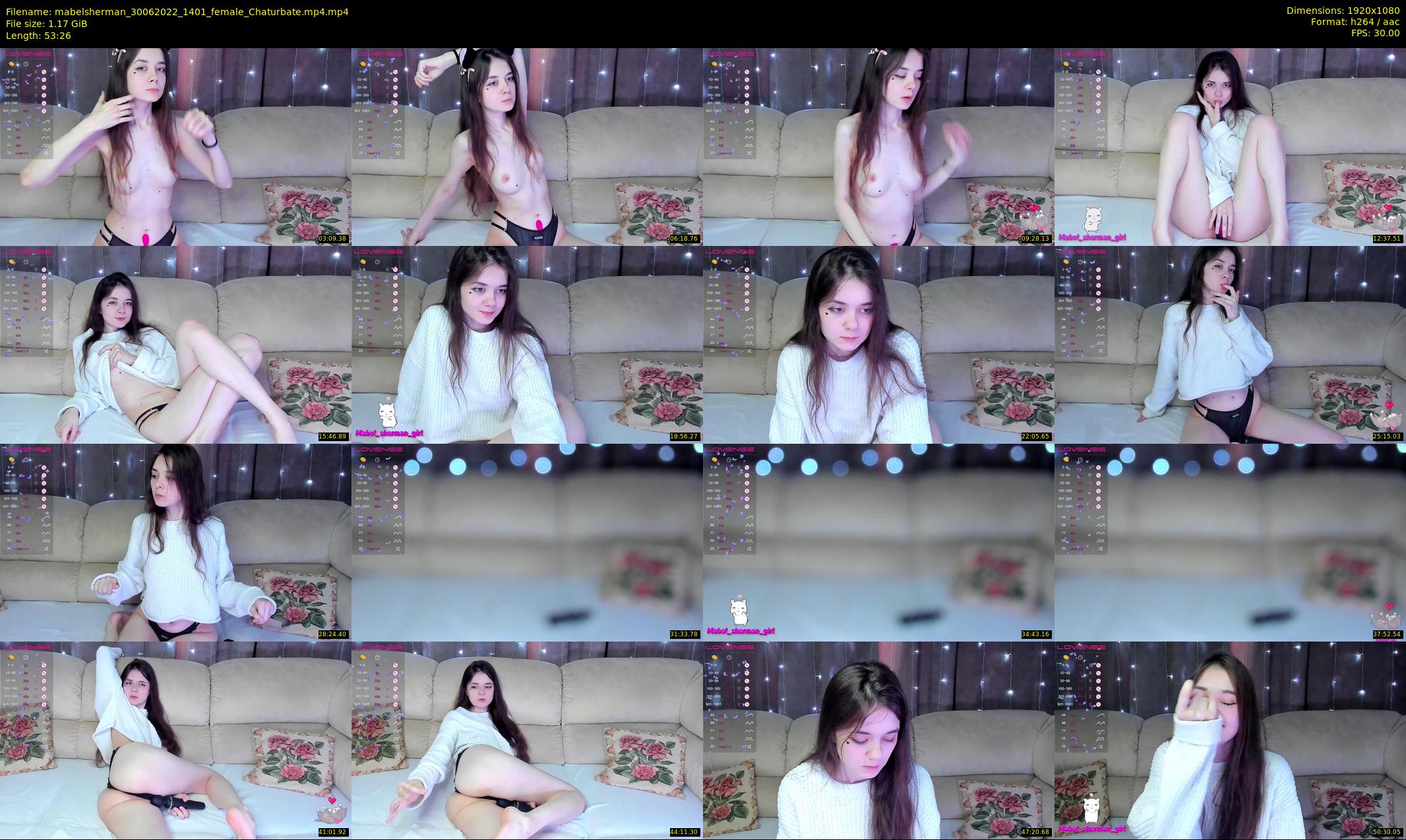 mabelsherman — 54 minute Chaturbate couple cam show recording, 1080p, Jun 30, 2022