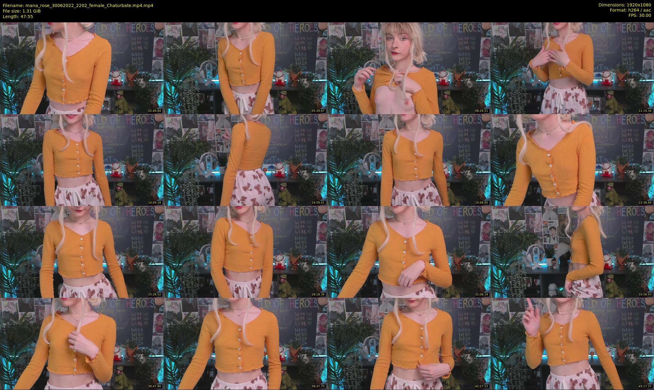 mana_rose — 48 minute Chaturbate female cam show recording, 1080p, Jun 30, 2022