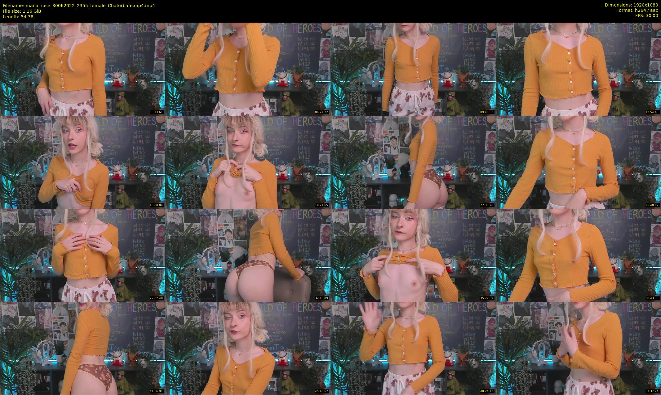 mana_rose — 55 minute Chaturbate female cam show recording, 1080p, Jun 30, 2022