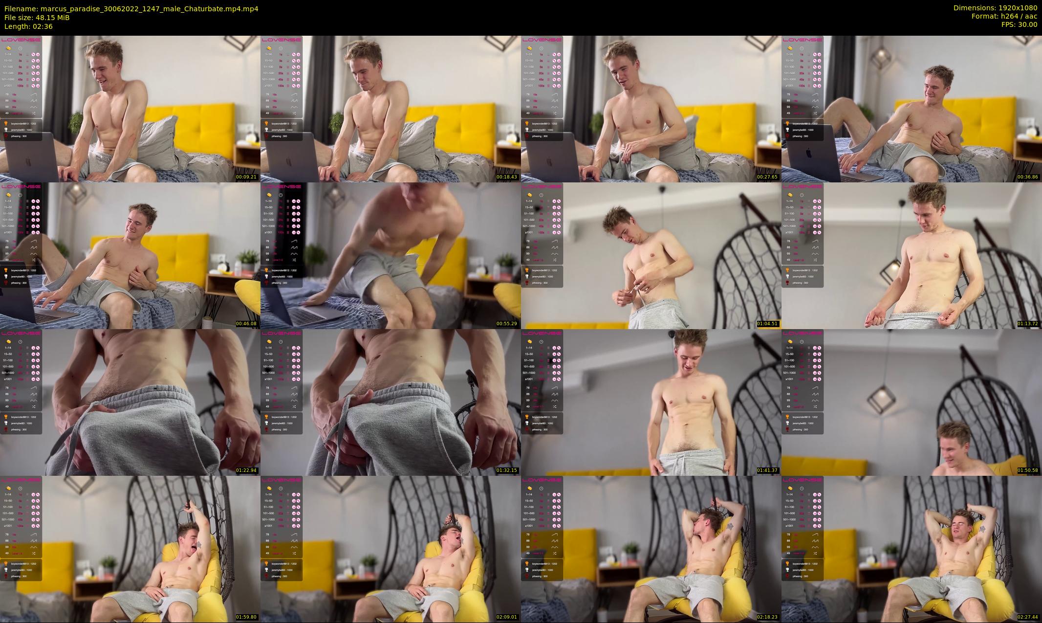 marcus_paradise — 3 minute Chaturbate male cam show recording, 1080p, Jun 30, 2022