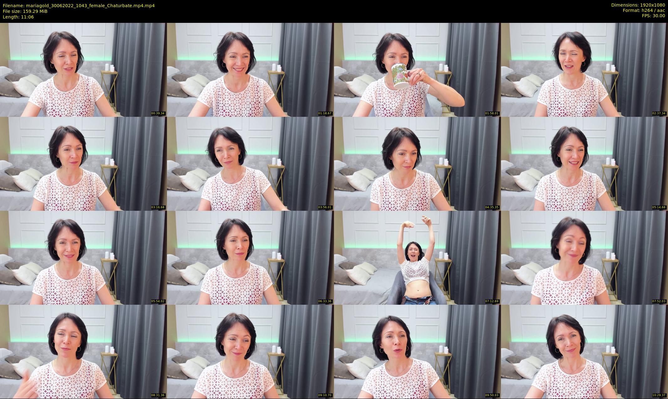 mariagold — 12 minute Chaturbate female cam show recording, 1080p, Jun 30, 2022