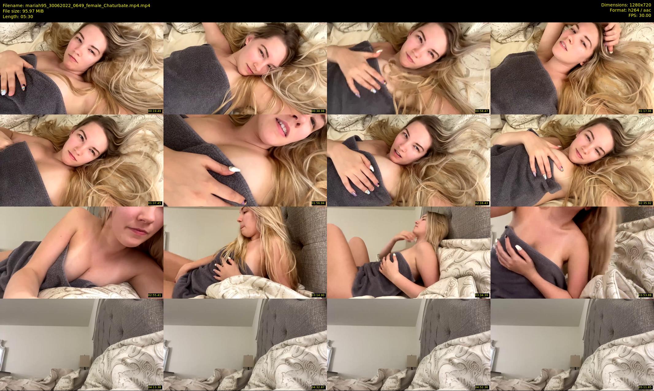 mariah95 — 6 minute Chaturbate female cam show recording, 720p, Jun 30, 2022