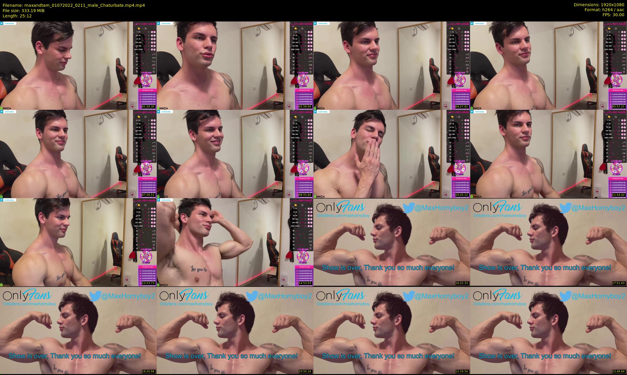 maxandtam — 26 minute Chaturbate couple cam show recording, 1080p, Jul 1, 2022
