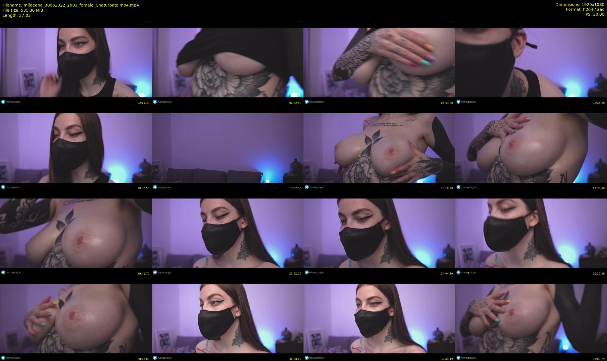 mileeena — 38 minute Chaturbate female cam show recording, 1080p, Jun 30, 2022