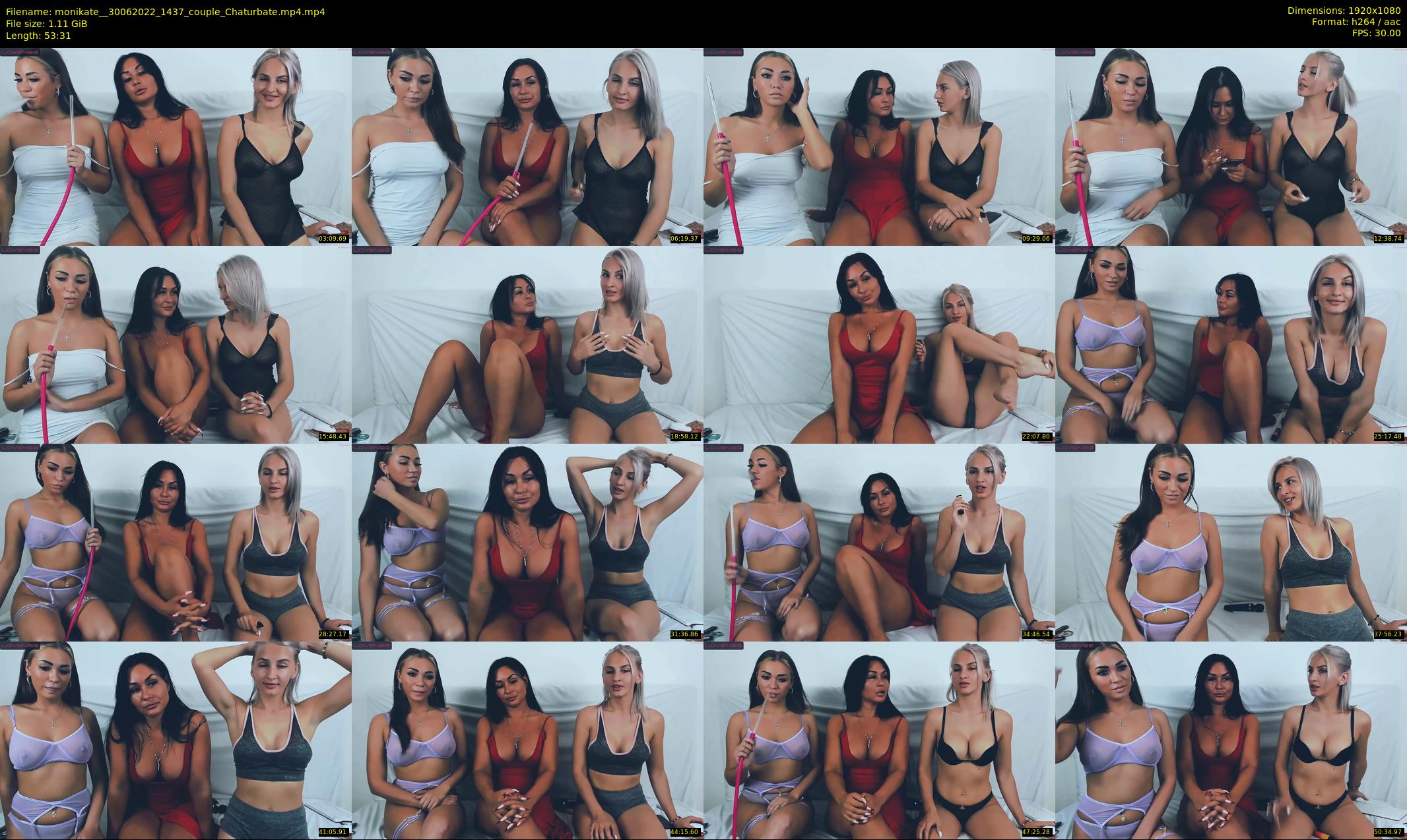 monikate_ — 54 minute Chaturbate couple cam show recording, 1080p, Jun 30, 2022