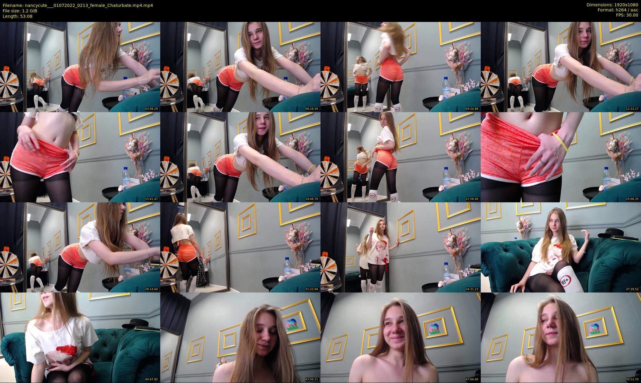 nancycute__ — 54 minute Chaturbate female cam show recording, 1080p, Jul 1, 2022