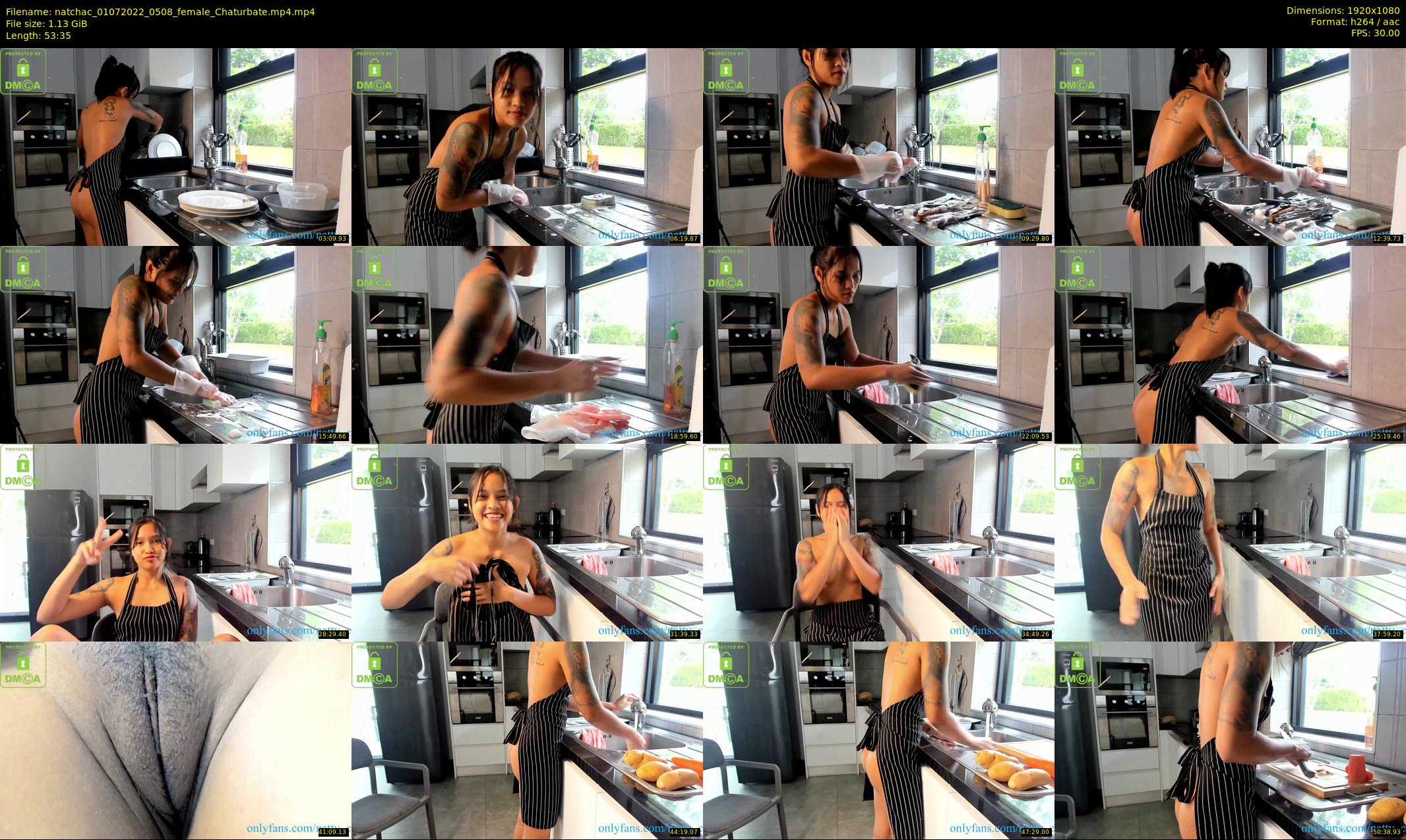 natchac — 54 minute Chaturbate female cam show recording, 1080p, Jul 1, 2022