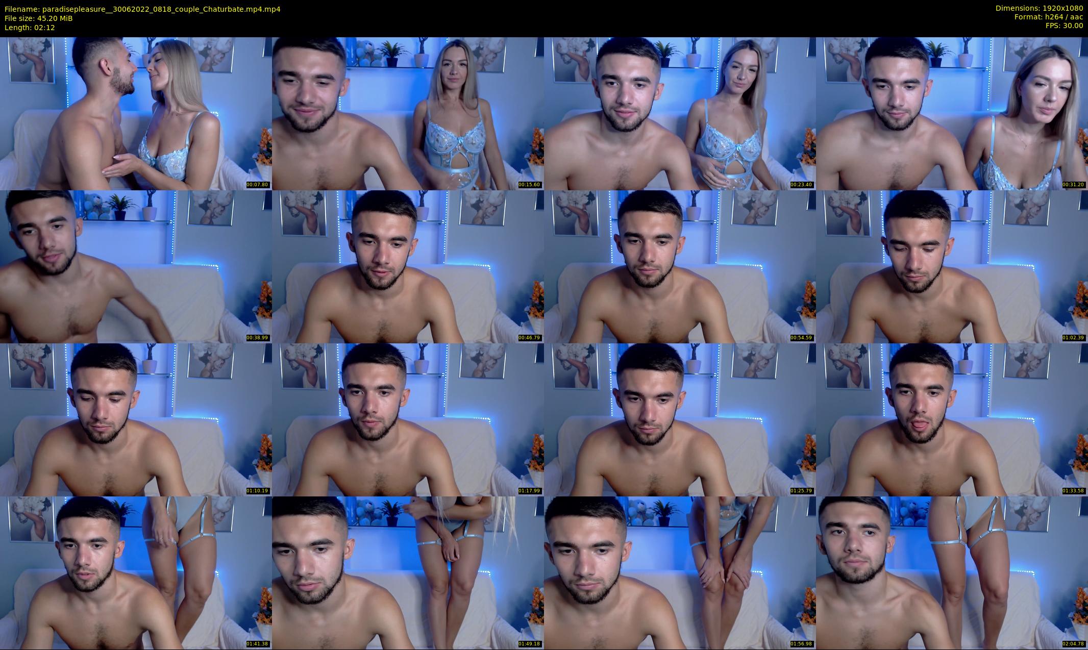 paradisepleasure_ — 3 minute Chaturbate couple cam show recording, 1080p, Jun 30, 2022