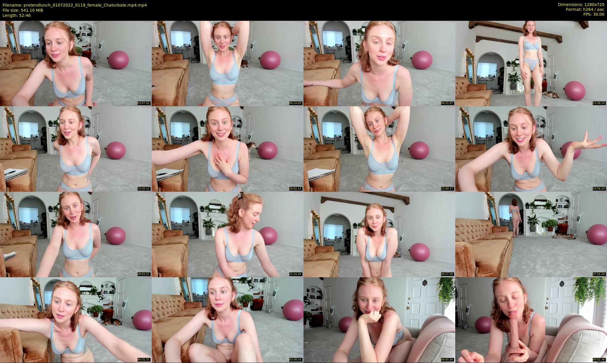 pretendlunch — 53 minute Chaturbate couple cam show recording, 720p, Jul 1, 2022