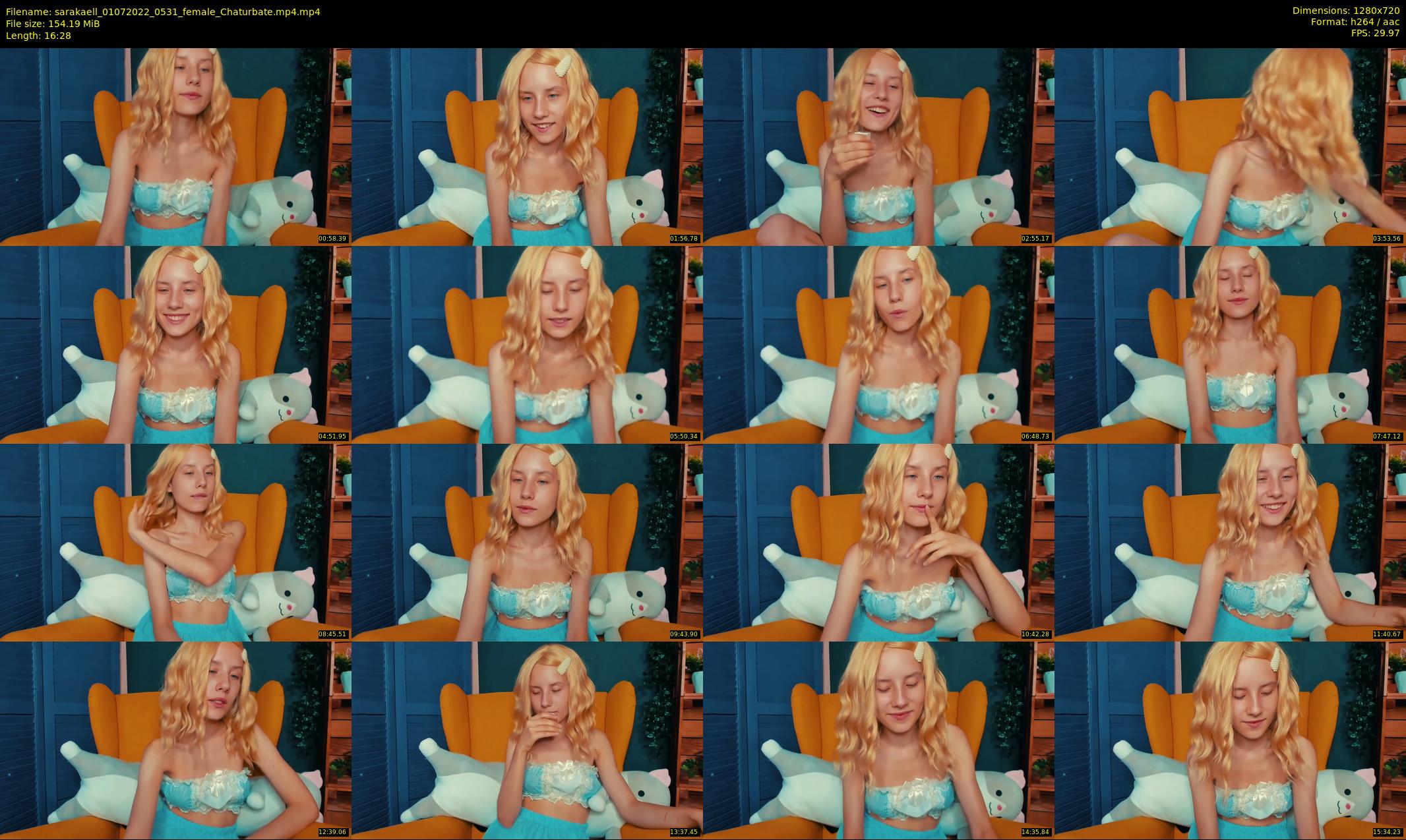 sarakaell — 17 minute Chaturbate female cam show recording, 720p, Jul 1, 2022