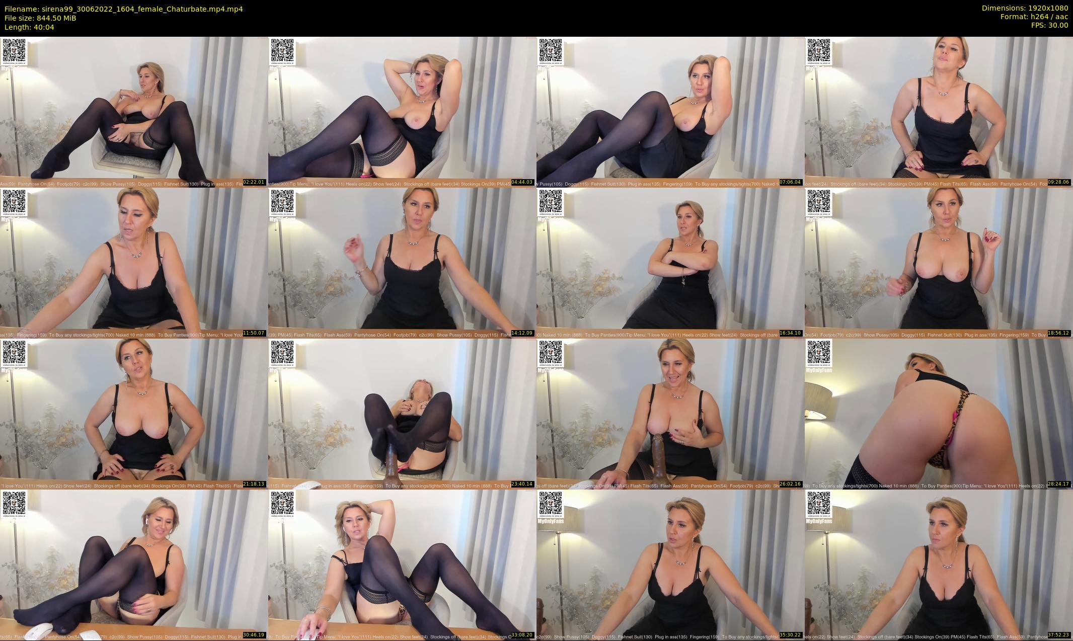 sirena99 — 41 minute Chaturbate female cam show recording, 1080p, Jun 30, 2022