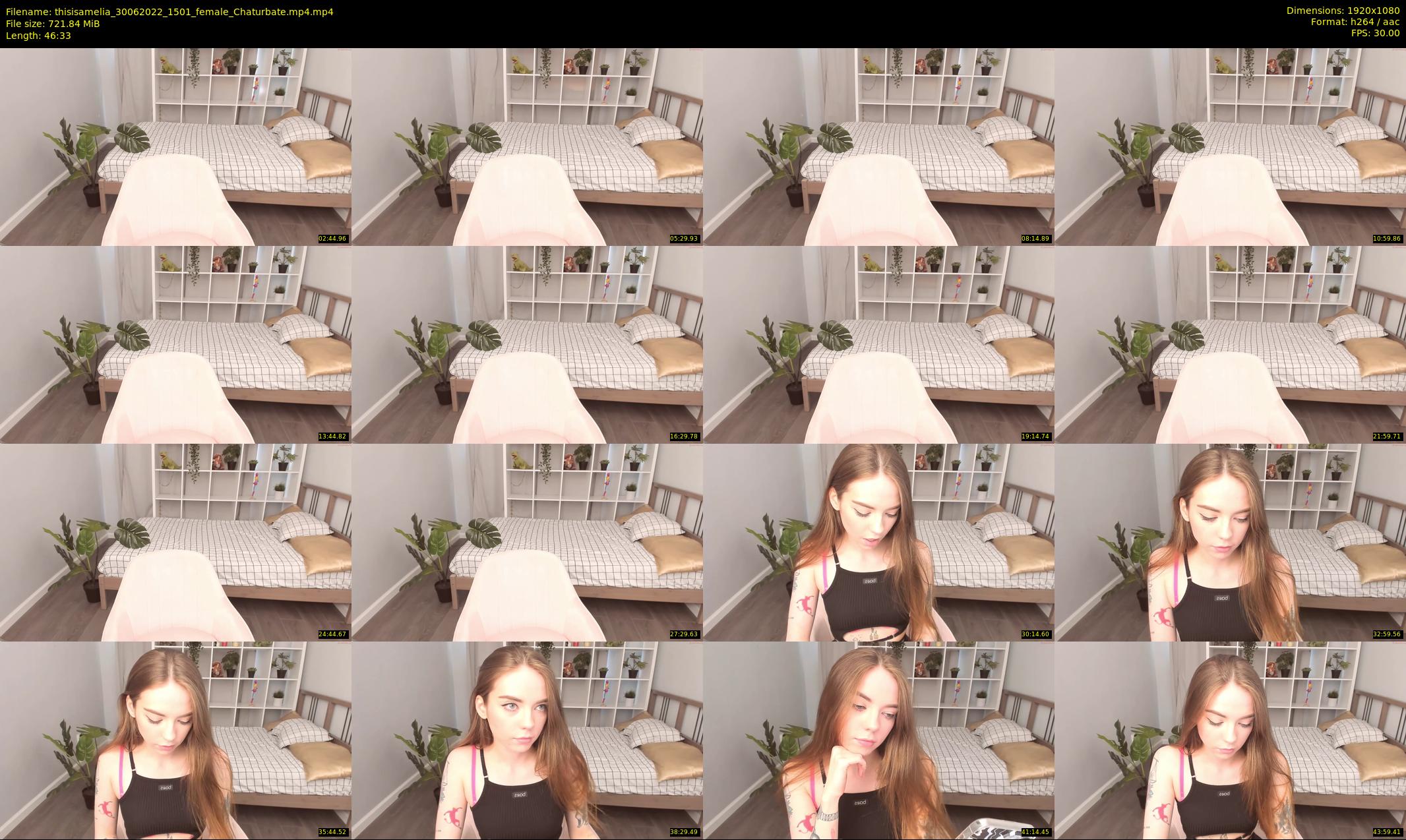 thisisamelia — 47 minute Chaturbate female cam show recording, 1080p, Jun 30, 2022