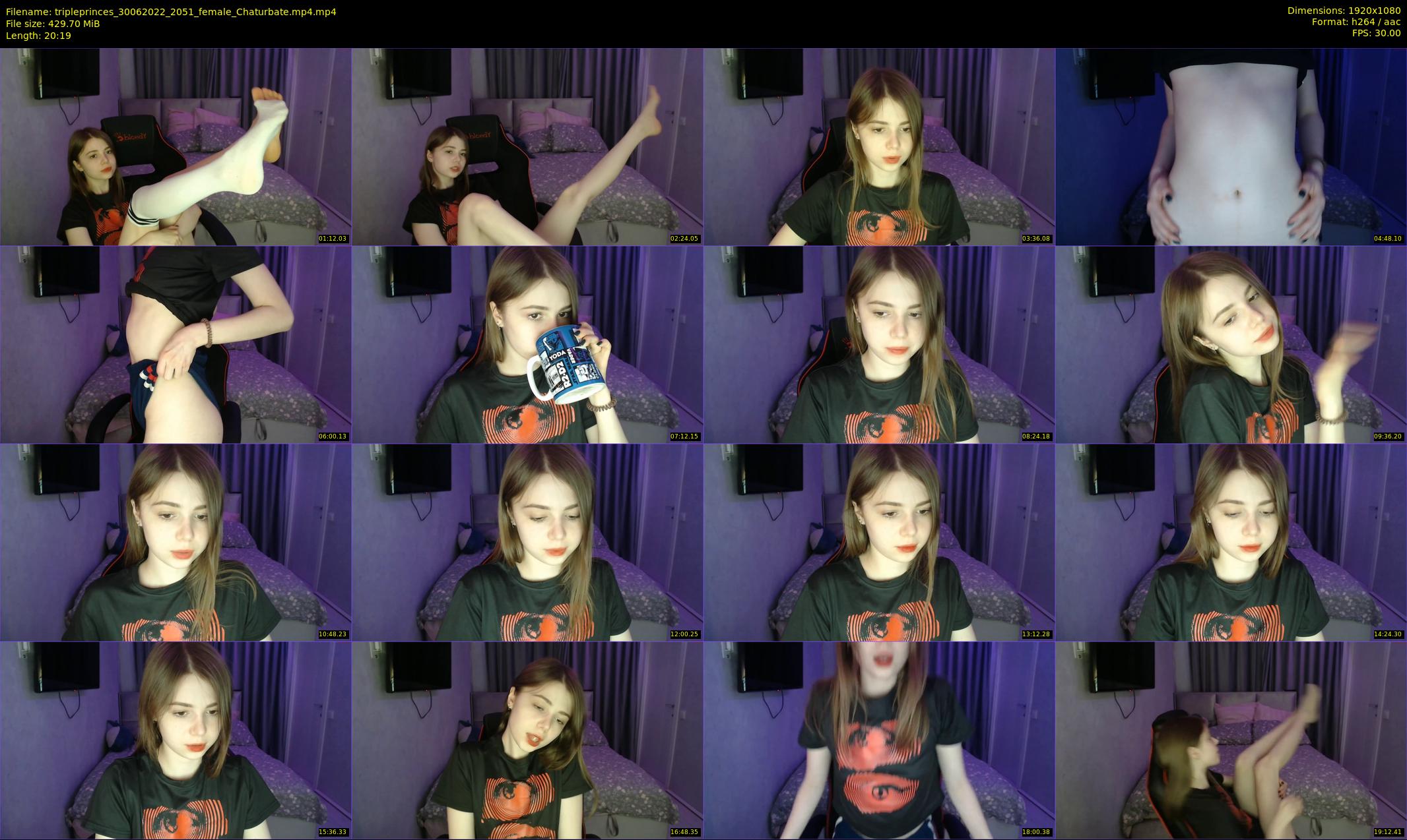 tripleprinces — 21 minute Chaturbate female cam show recording, 1080p, Jun 30, 2022