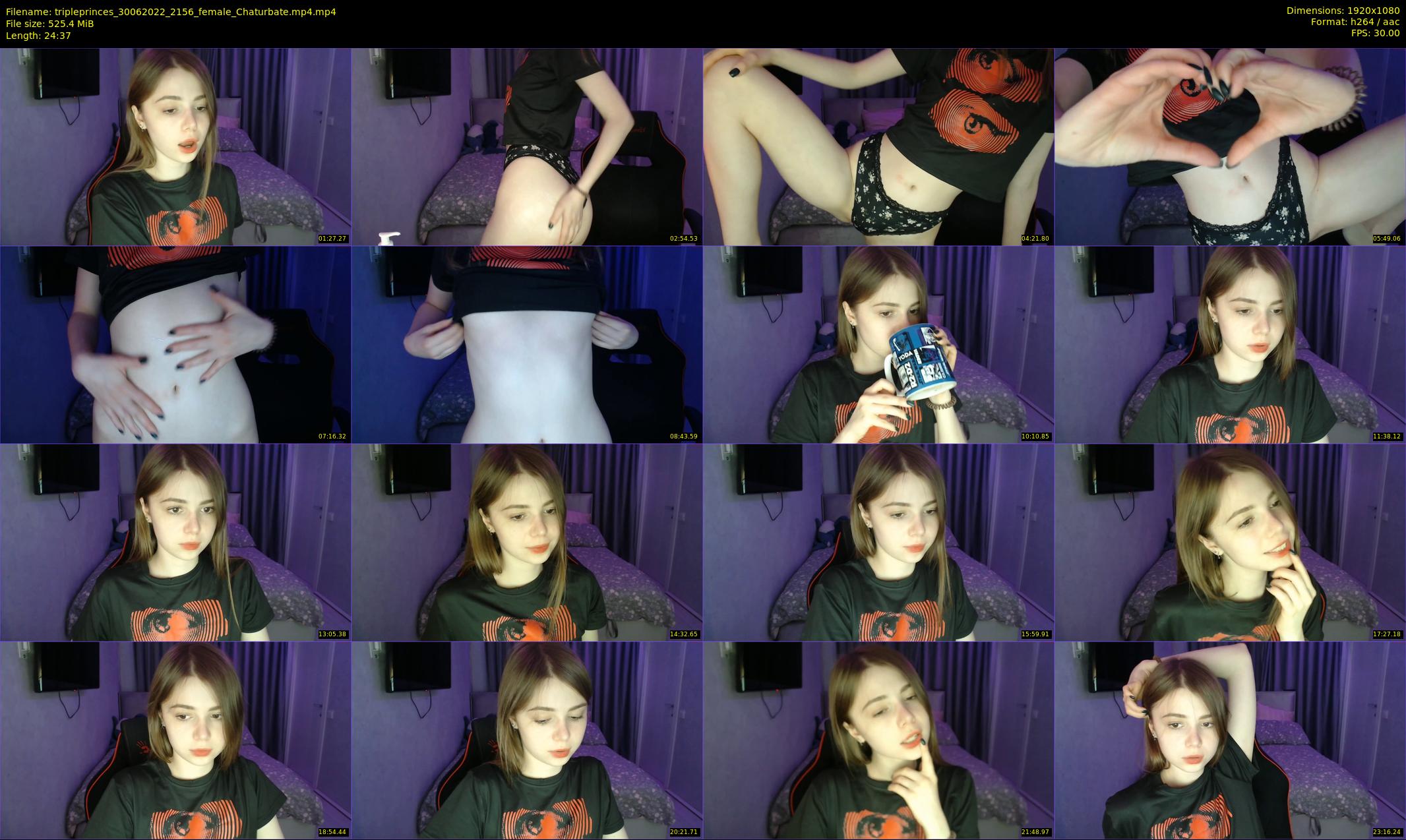 tripleprinces — 25 minute Chaturbate female cam show recording, 1080p, Jun 30, 2022