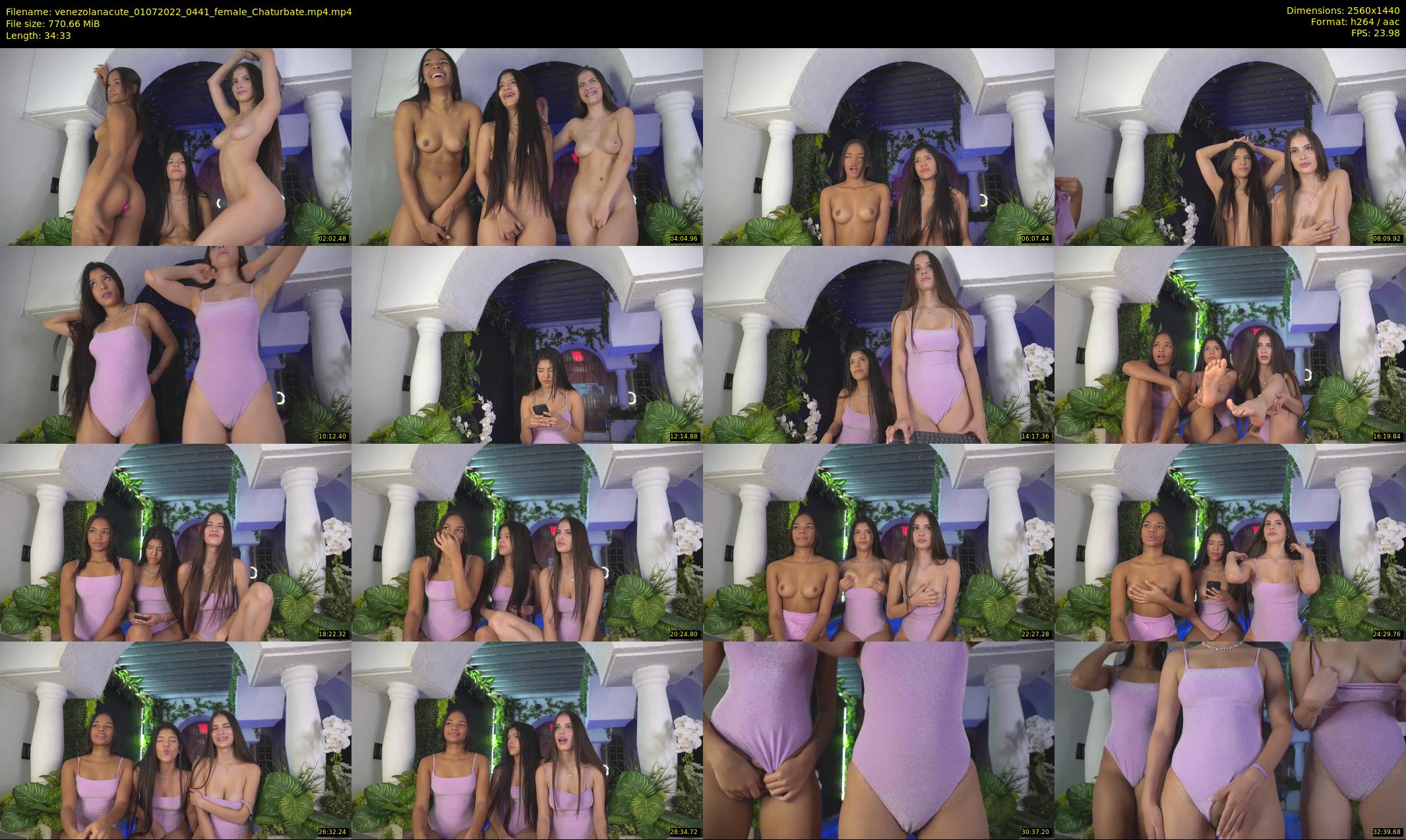 venezolanacute — 35 minute Chaturbate female cam show recording, 1080p, Jul 1, 2022