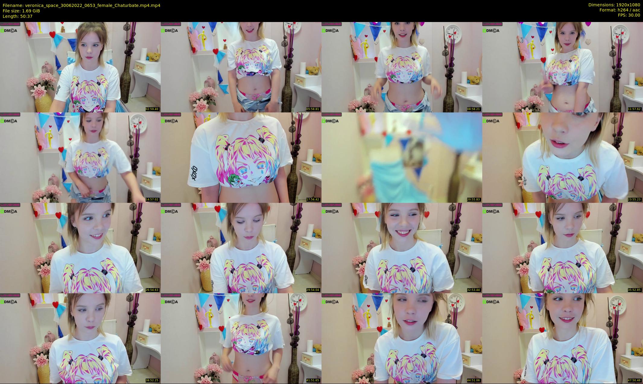 veronica_space — 51 minute Chaturbate female cam show recording, 1080p, Jun 30, 2022