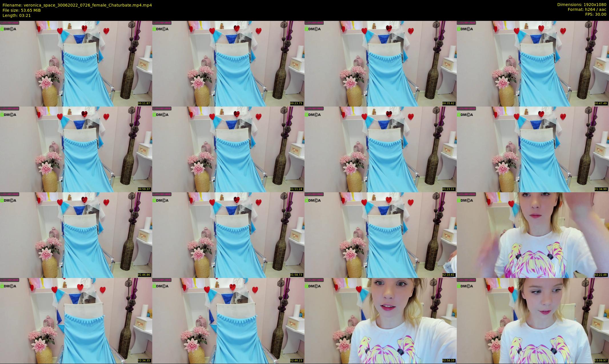 veronica_space — 4 minute Chaturbate female cam show recording, 1080p, Jun 30, 2022