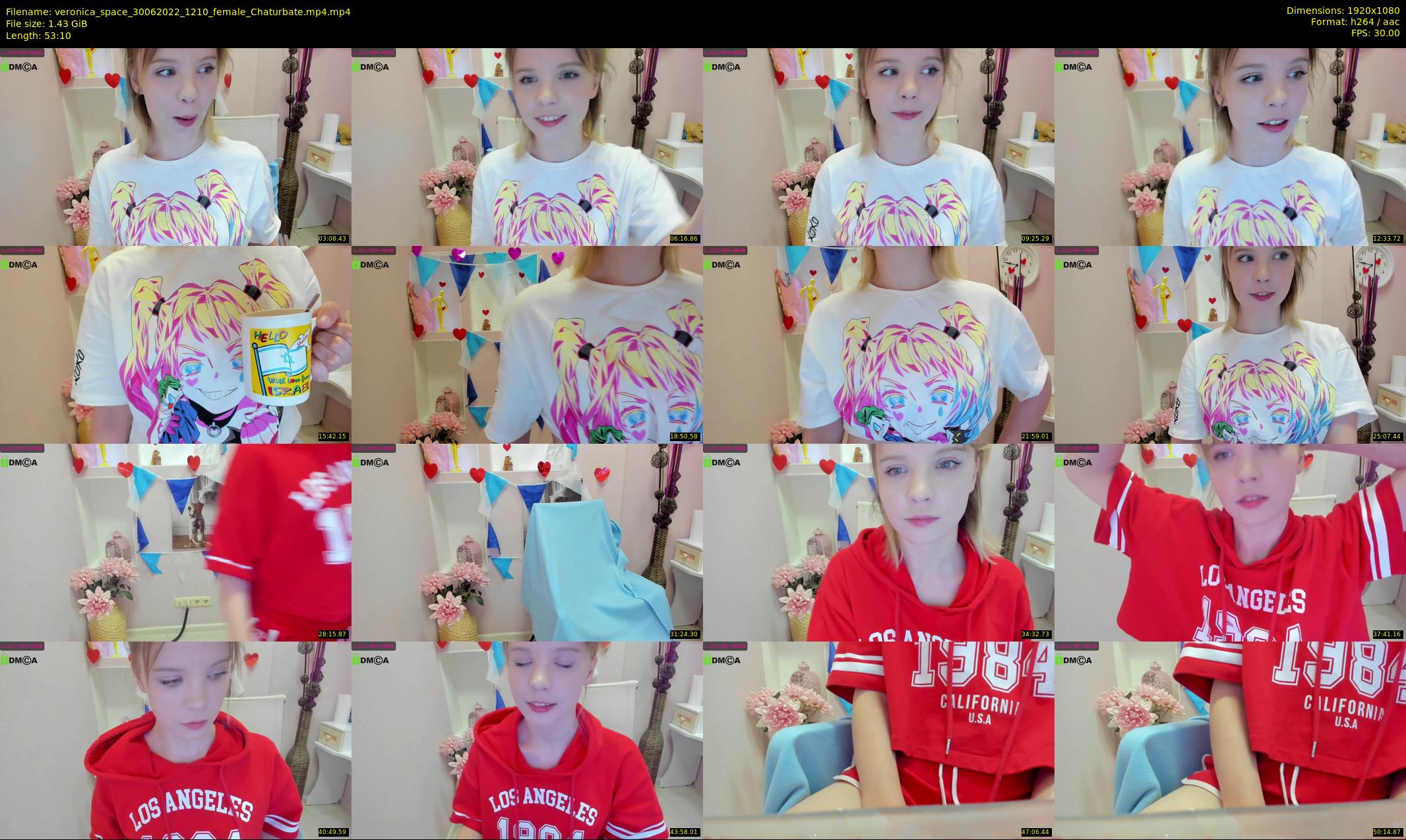 veronica_space — 54 minute Chaturbate female cam show recording, 1080p, Jun 30, 2022