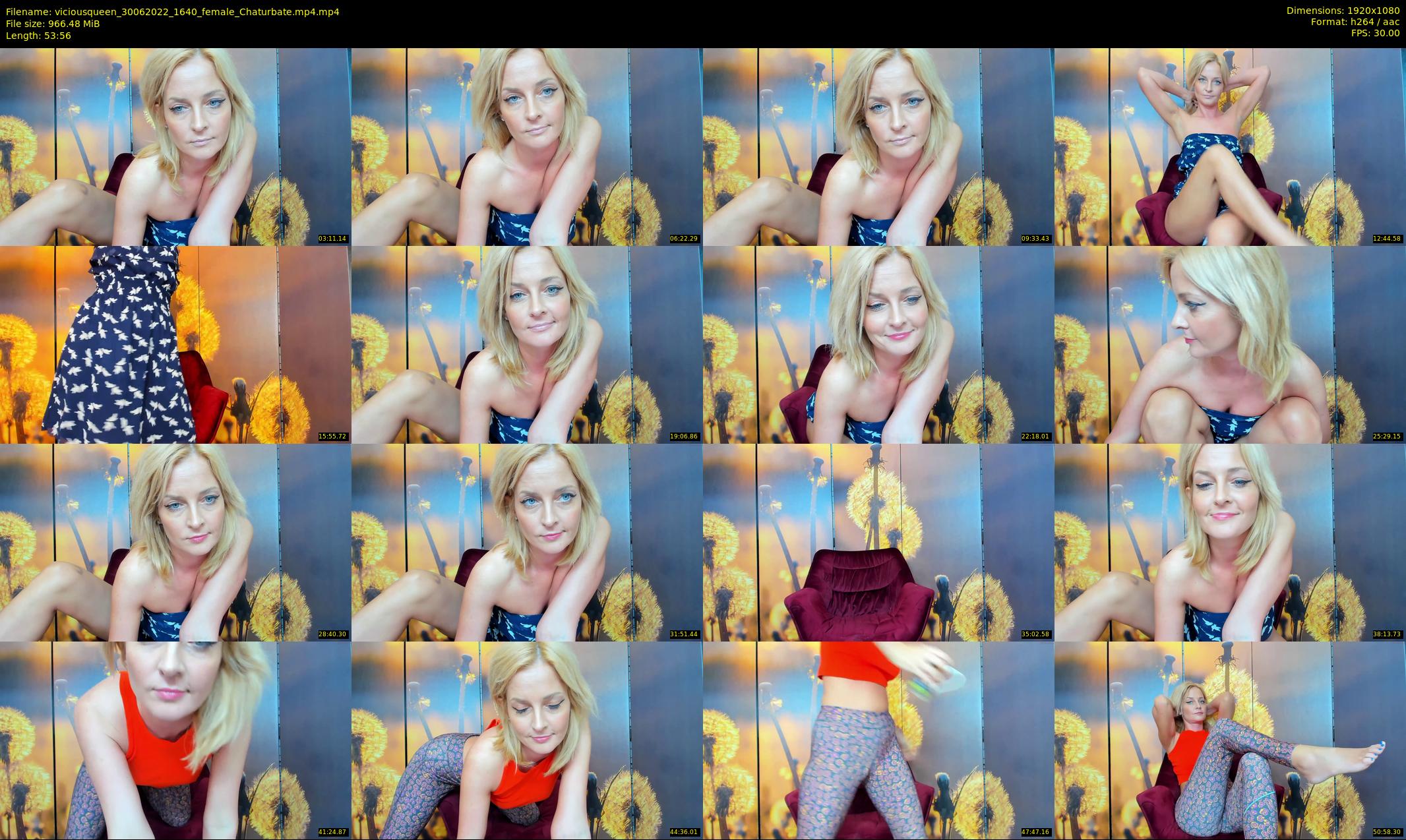 viciousqueen — 54 minute Chaturbate female cam show recording, 1080p, Jun 30, 2022