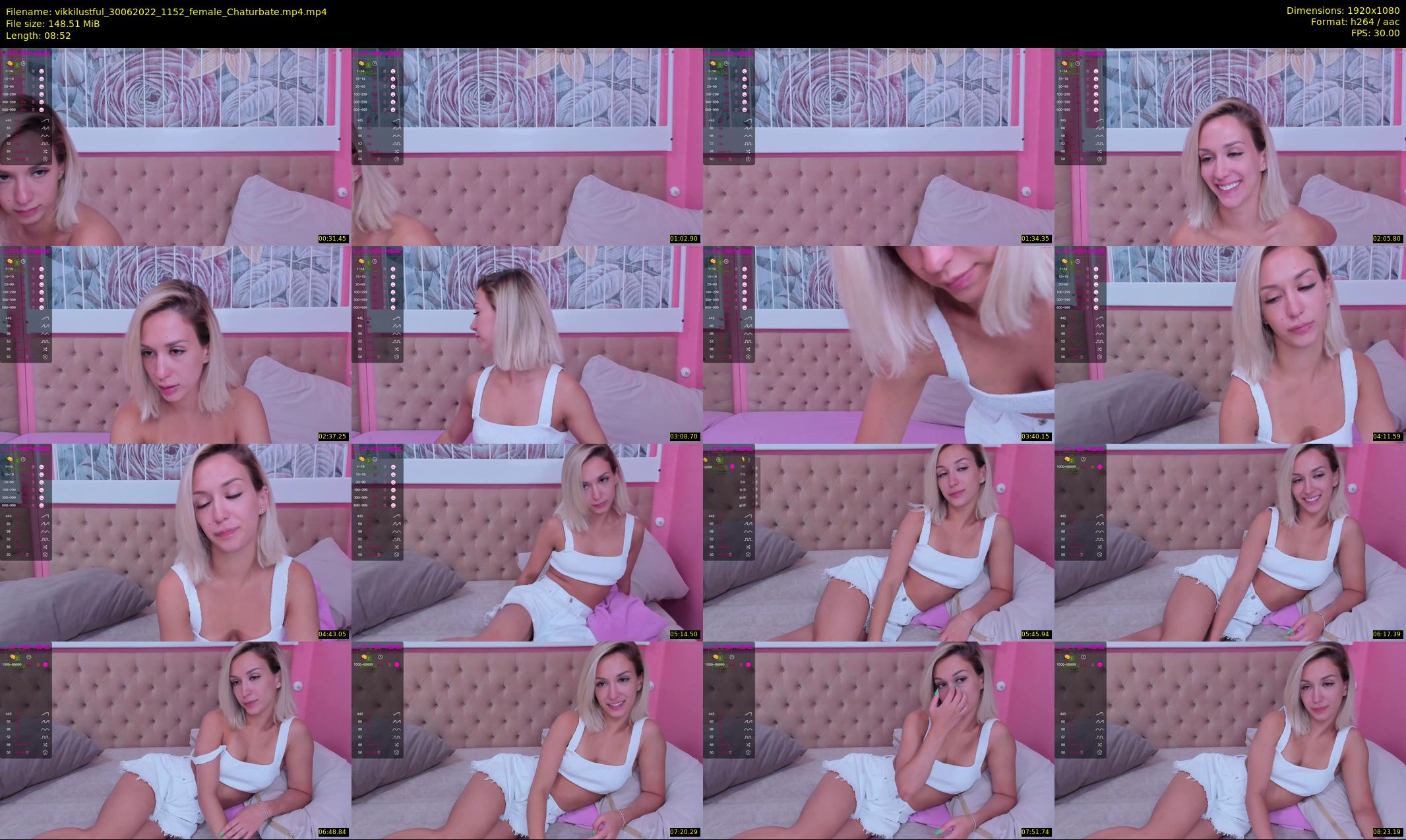 vikkilustful — 9 minute Chaturbate female cam show recording, 1080p, Jun 30, 2022
